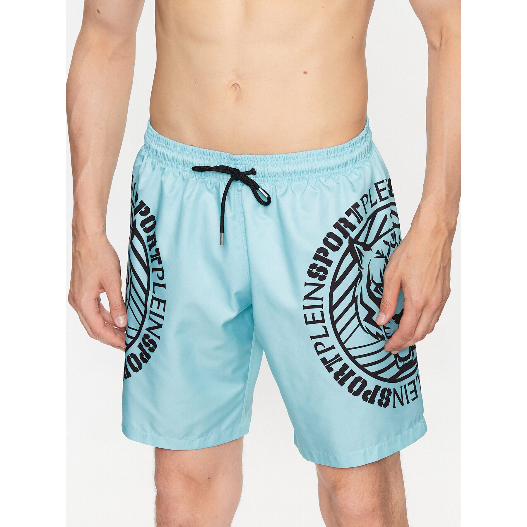 Plein Sport Плувни шорти Tiger SACC MMX0050 SXV005N Зелен Regular Fit - Pepit.bg