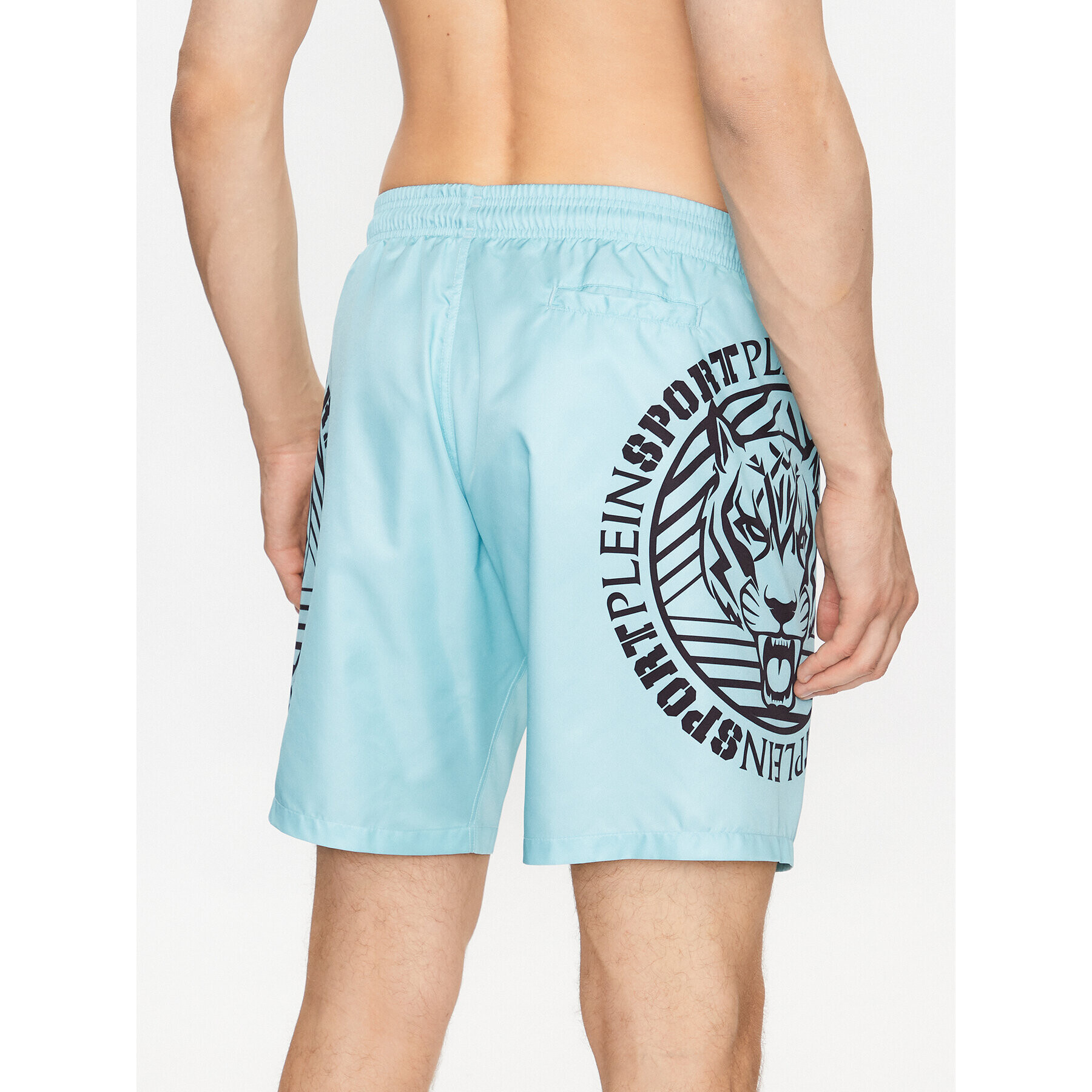 Plein Sport Плувни шорти Tiger SACC MMX0050 SXV005N Зелен Regular Fit - Pepit.bg