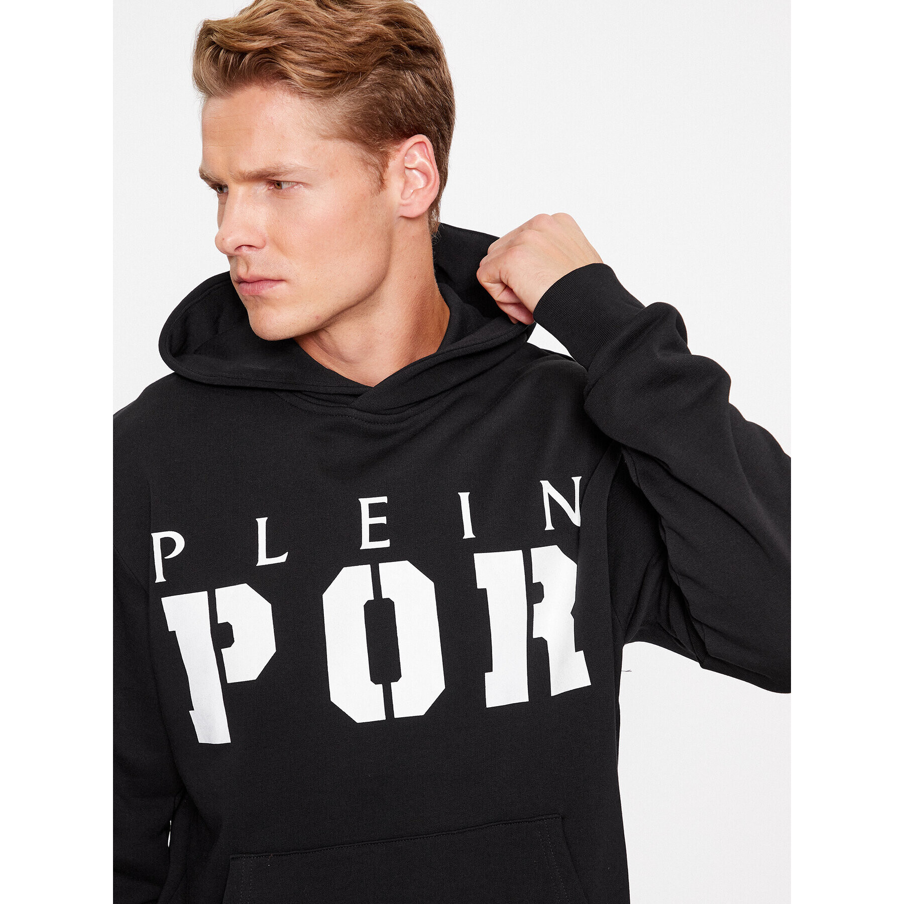 Plein Sport Суитшърт Hoodie Sweatshirt AACC MJB3102 SJO001N Черен Regular Fit - Pepit.bg