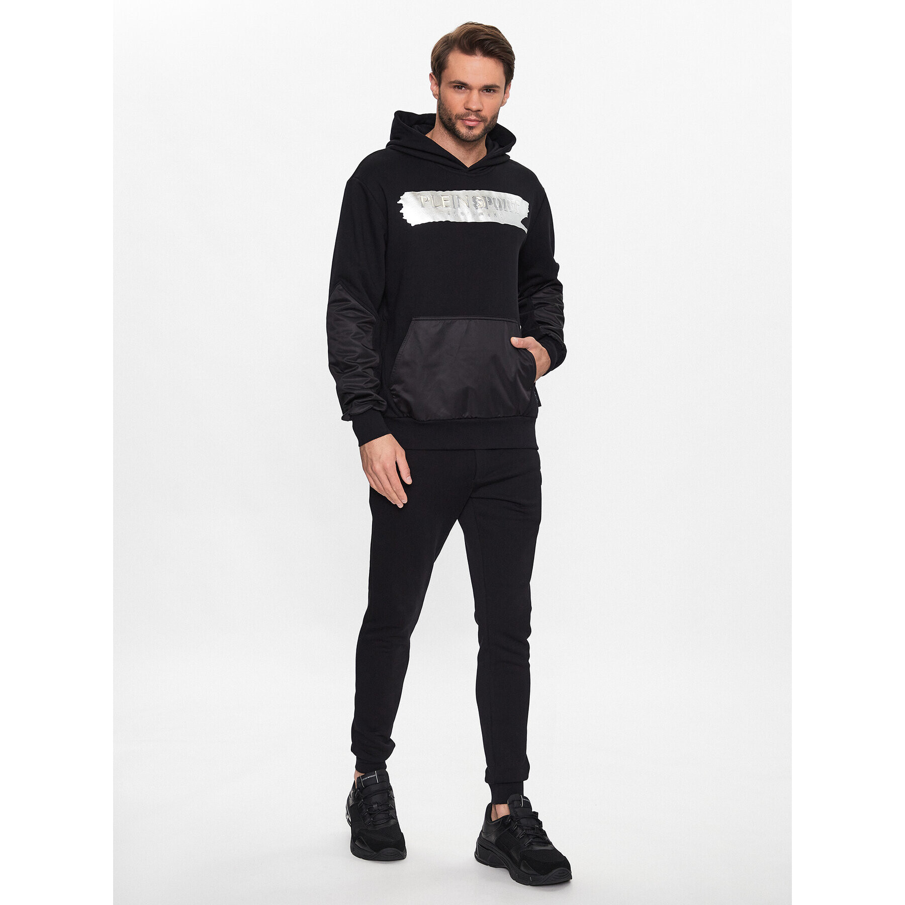 Plein Sport Суитшърт SACC MJB2877 SJY001N Черен Regular Fit - Pepit.bg