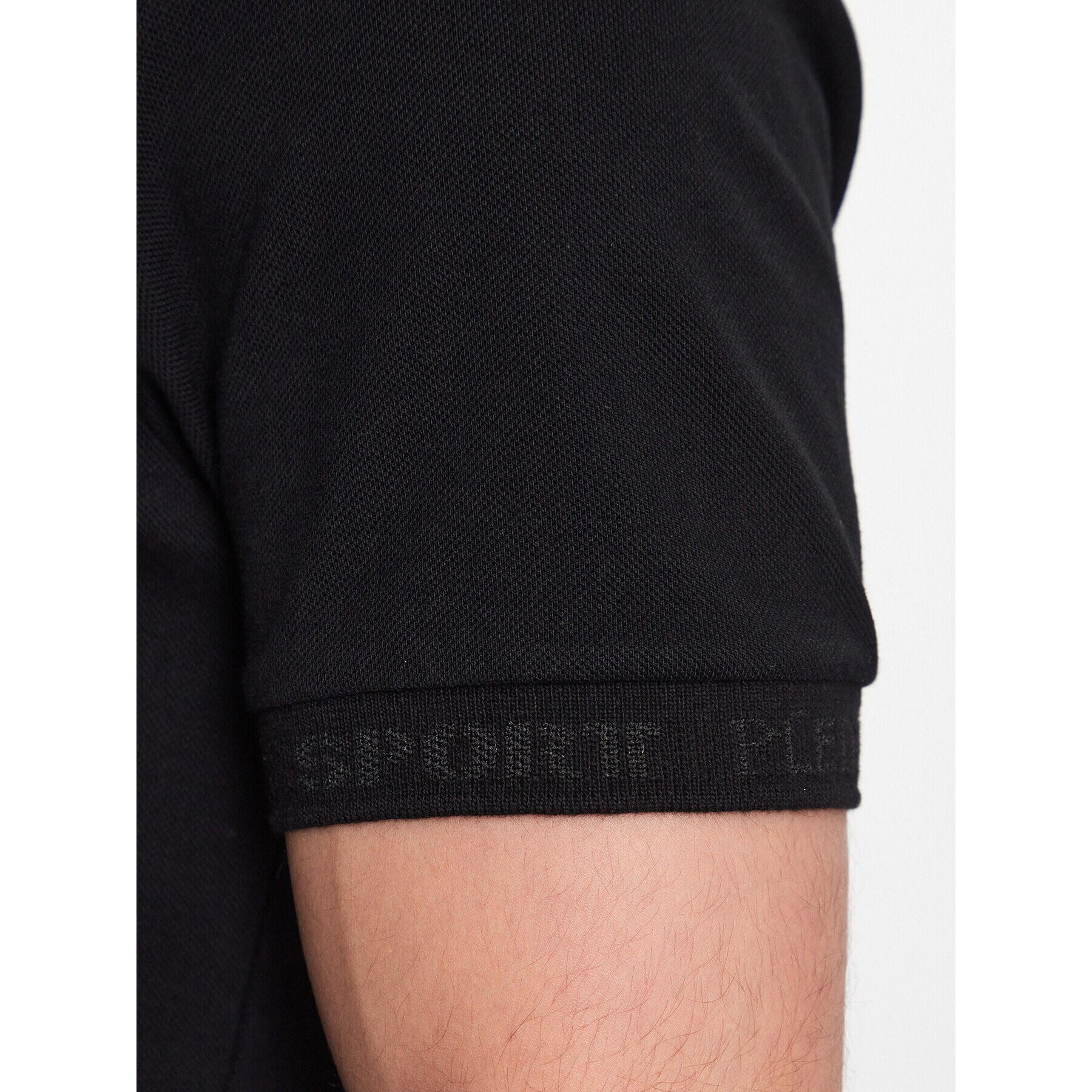 Plein Sport Тениска с яка и копчета SACC MTK6043 STE003N Черен Regular Fit - Pepit.bg