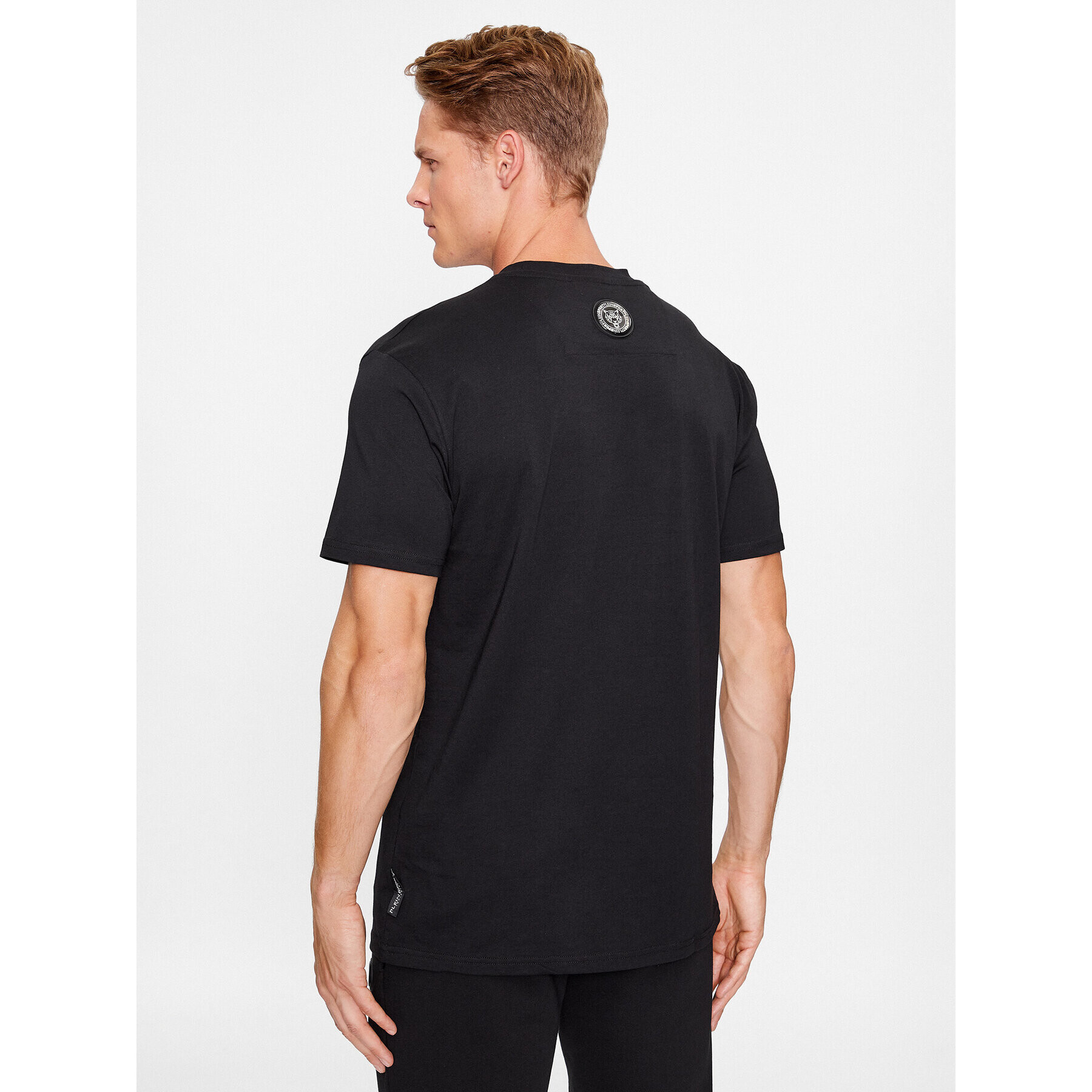 Plein Sport Тишърт Round Neck Ss AACC MTK6543 SJY001N Черен Regular Fit - Pepit.bg