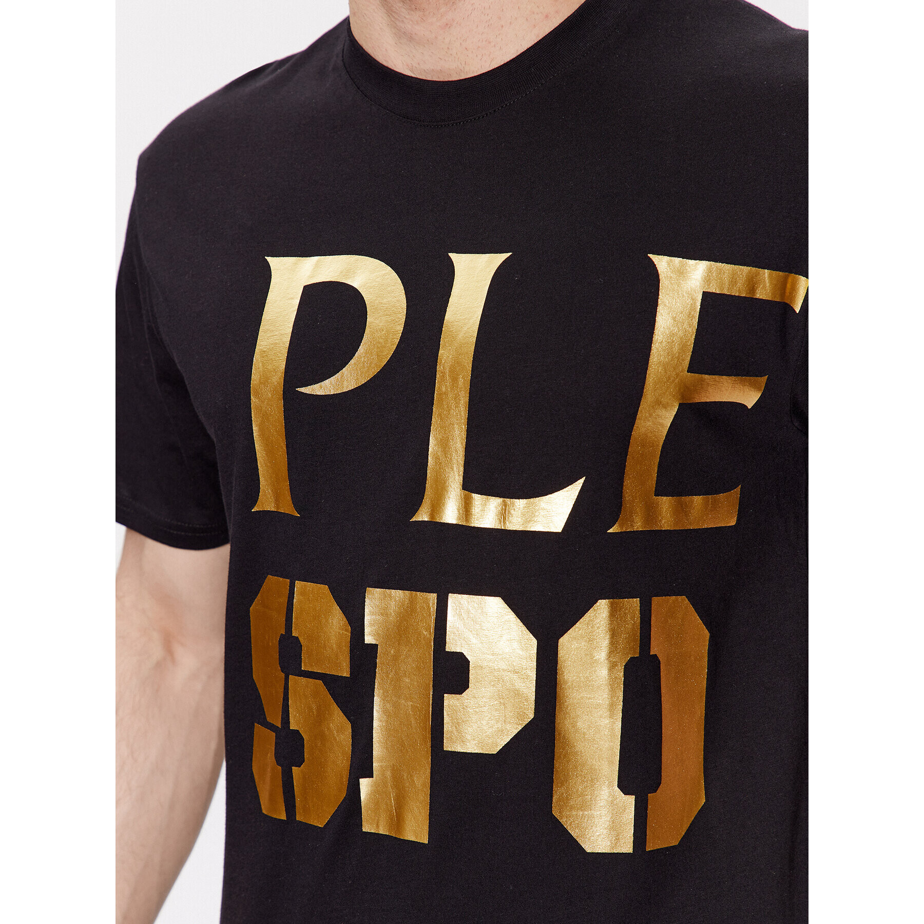 Plein Sport Тишърт SACC MTK6025 SJY001N Черен Regular Fit - Pepit.bg