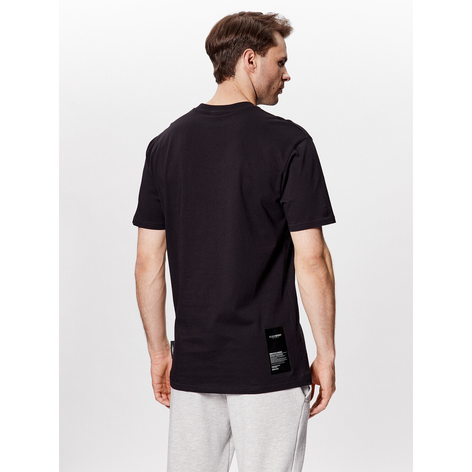 Plein Sport Тишърт SACC MTK6033 SJY001N Черен Regular Fit - Pepit.bg