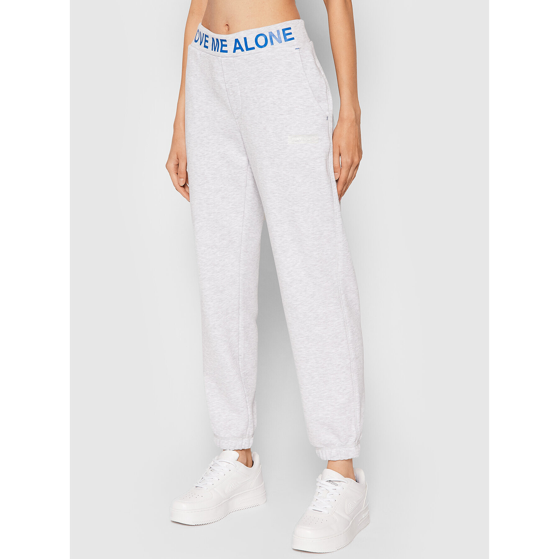 PLNY LALA Долнище анцуг Love Me Alone PL-SP-MS-00050 Сив Regular Fit - Pepit.bg
