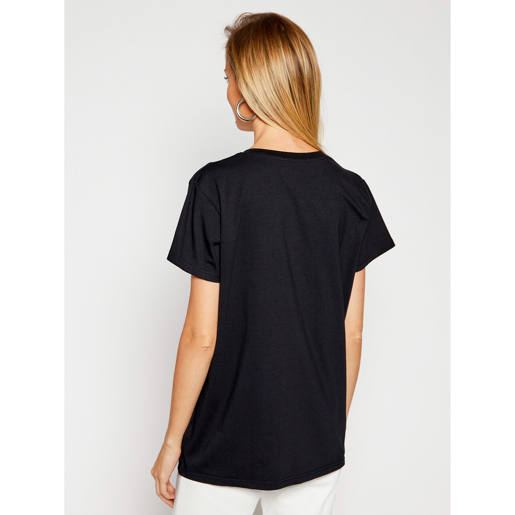 PLNY LALA Тишърт PL-KO-VN-00126 Черен V-Neck Fit - Pepit.bg