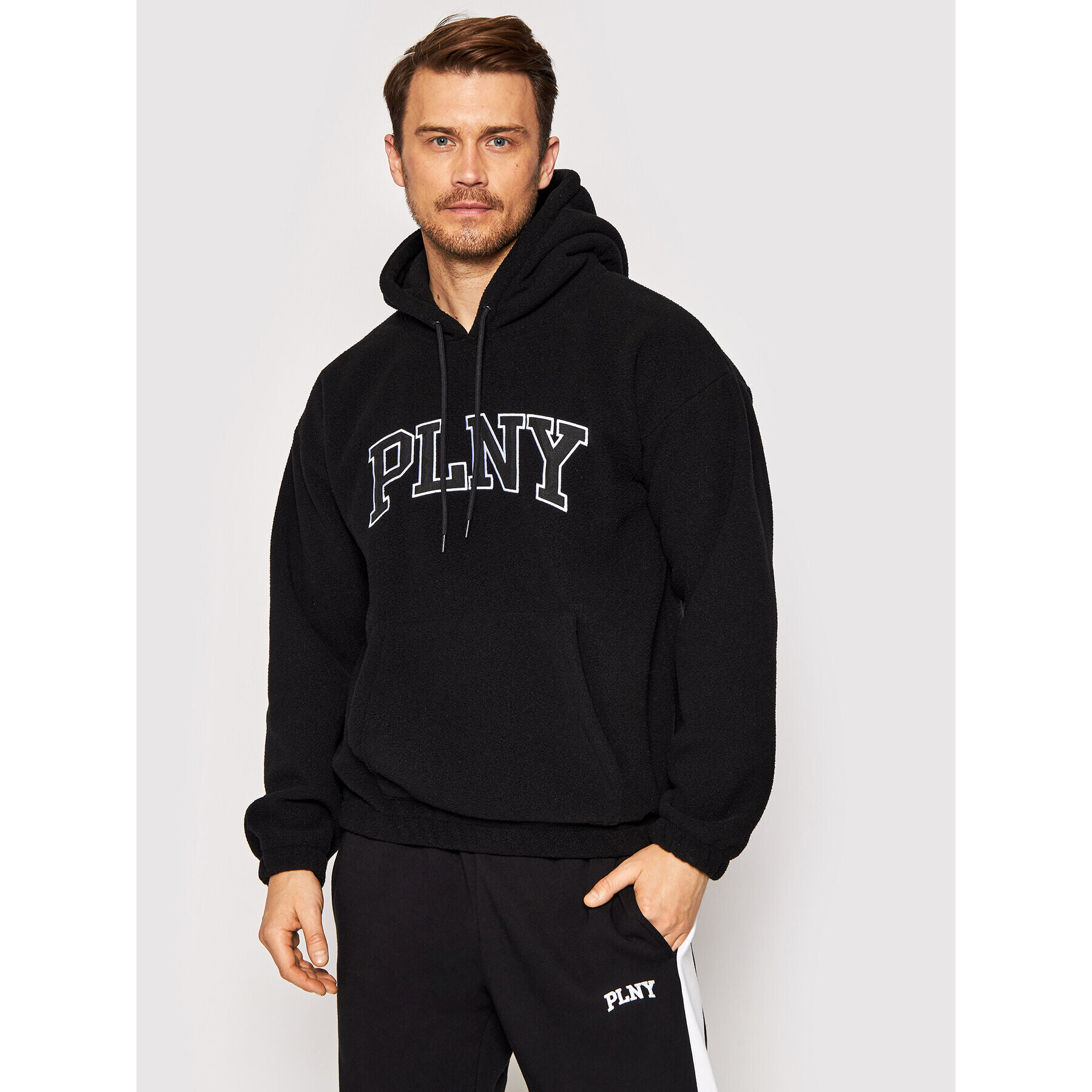PLNY Textylia Полар Stanford PT-BL-HO-00180 Черен Regular Fit - Pepit.bg