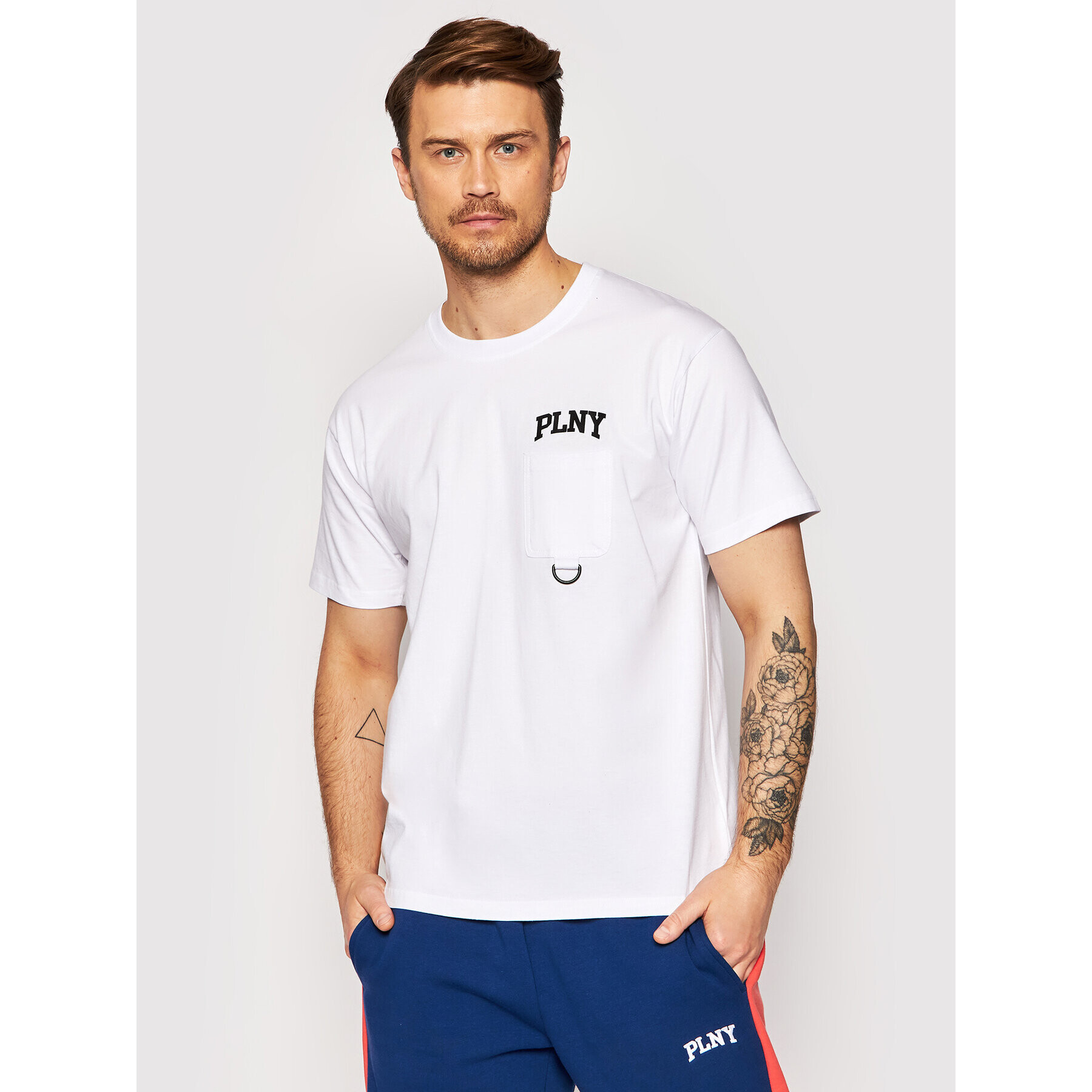 PLNY Textylia Тишърт Stanford 00003 Бял Regular Fit - Pepit.bg