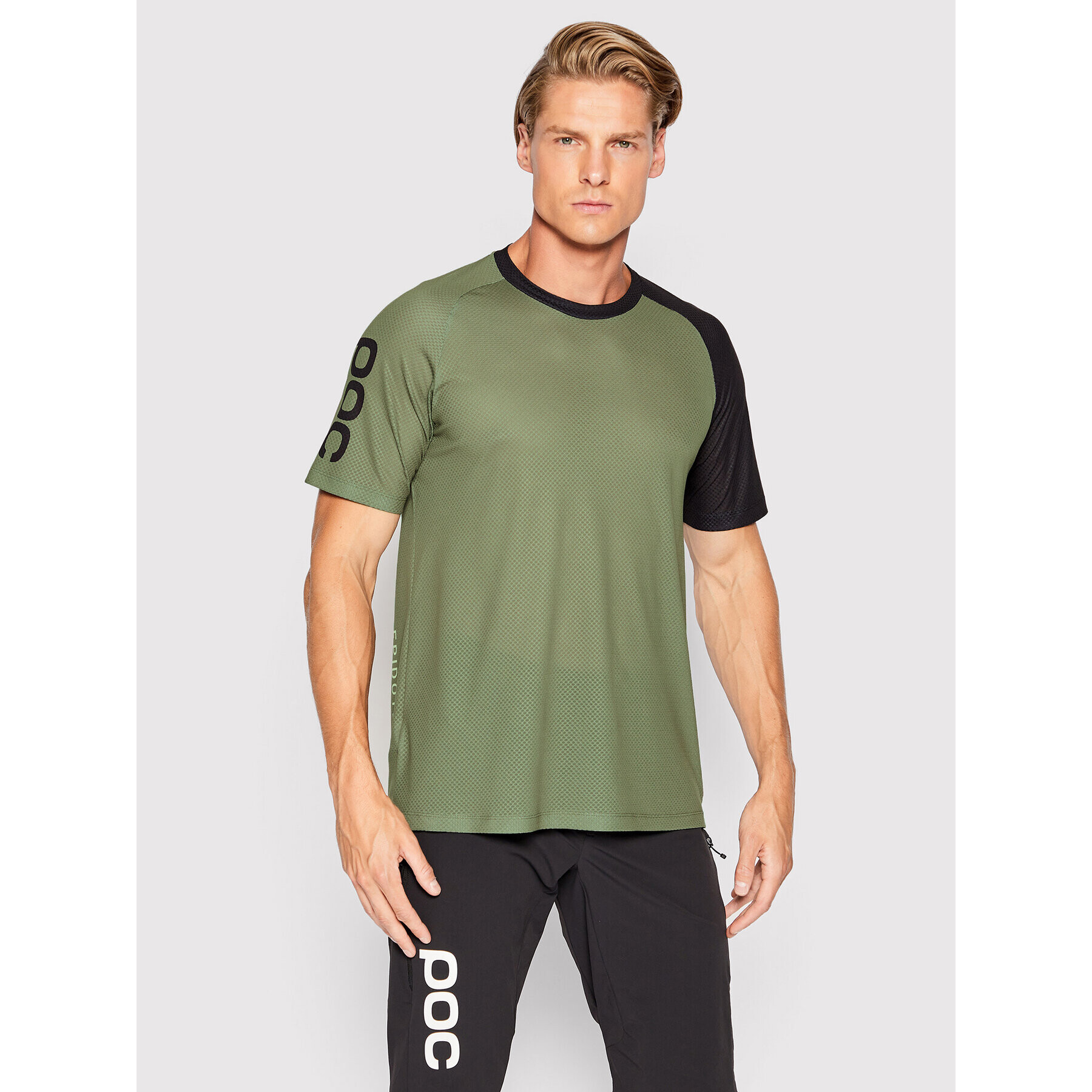 POC Колоездачна тениска 52842 Зелен Regular Fit - Pepit.bg