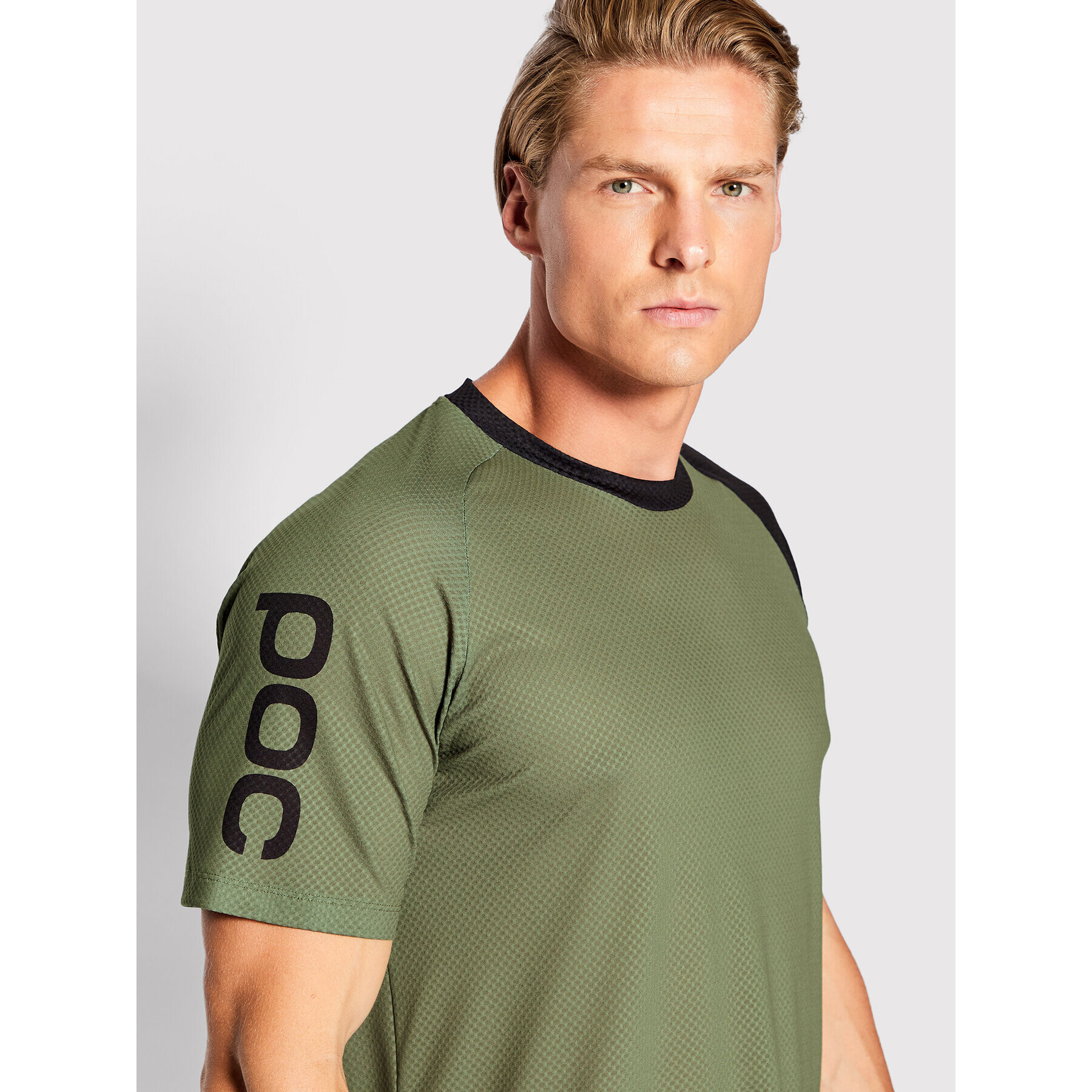 POC Колоездачна тениска 52842 Зелен Regular Fit - Pepit.bg