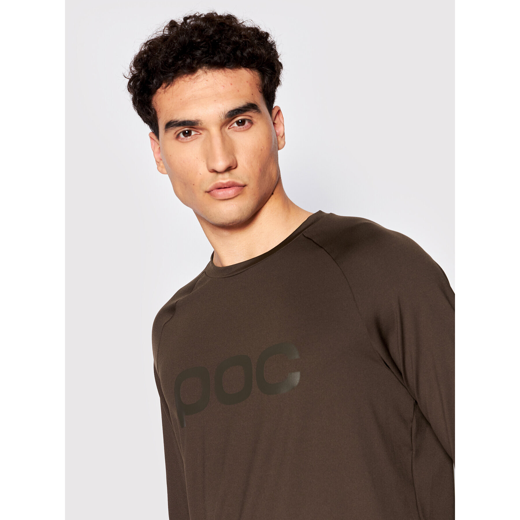 POC Колоездачна тениска 52906 Кафяв Regular Fit - Pepit.bg