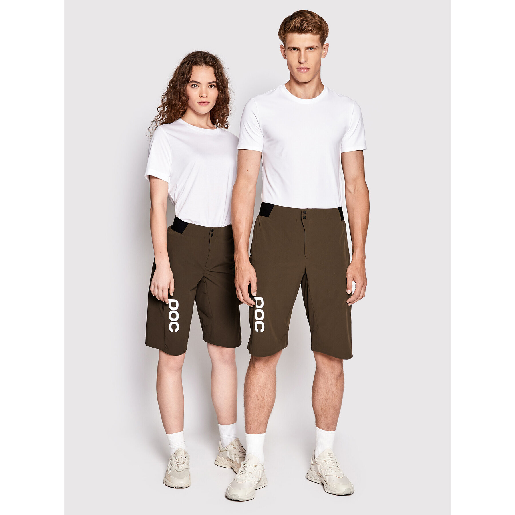 POC Колоездачни шорти Unisex 52852 Кафяв Regular Fit - Pepit.bg