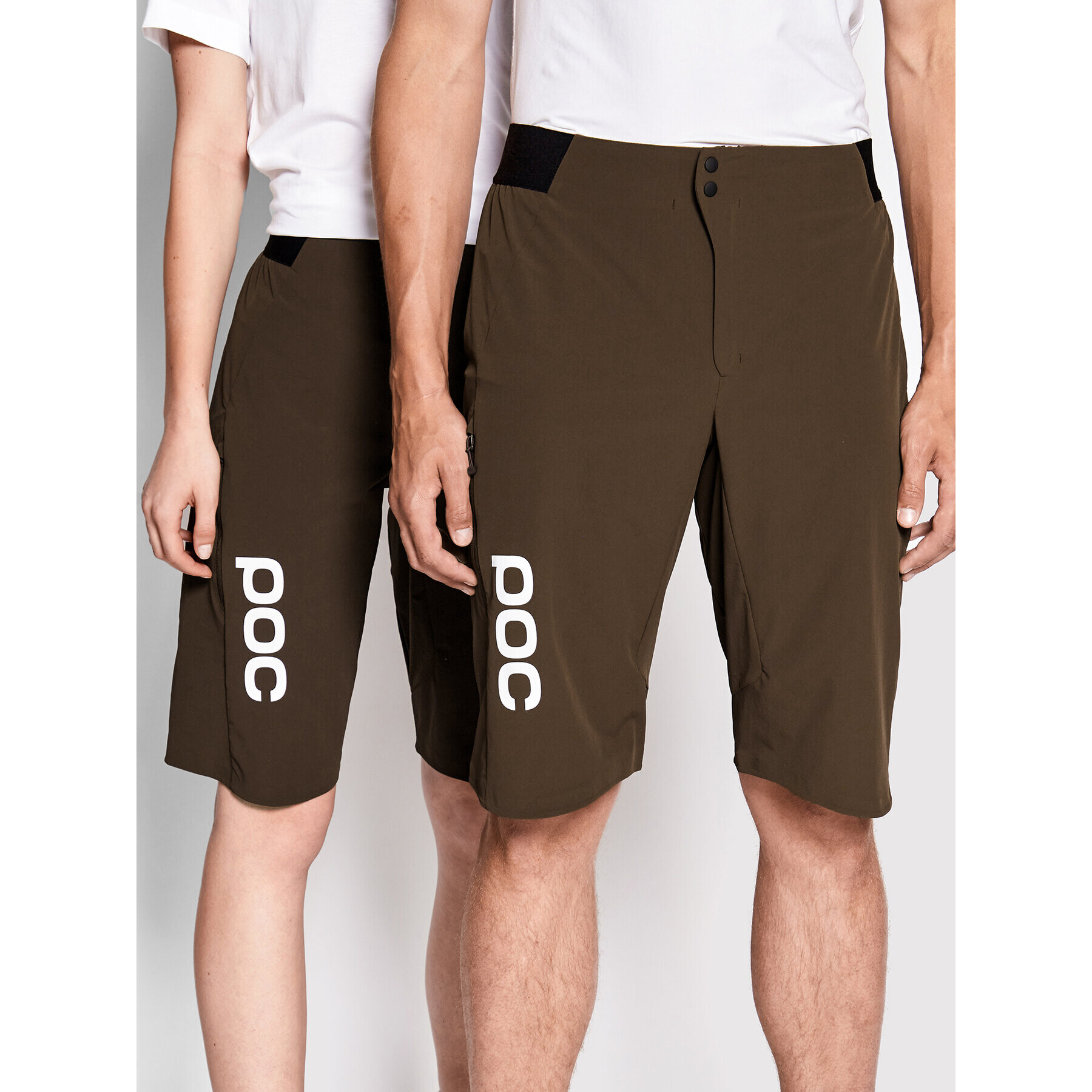 POC Колоездачни шорти Unisex 52852 Кафяв Regular Fit - Pepit.bg