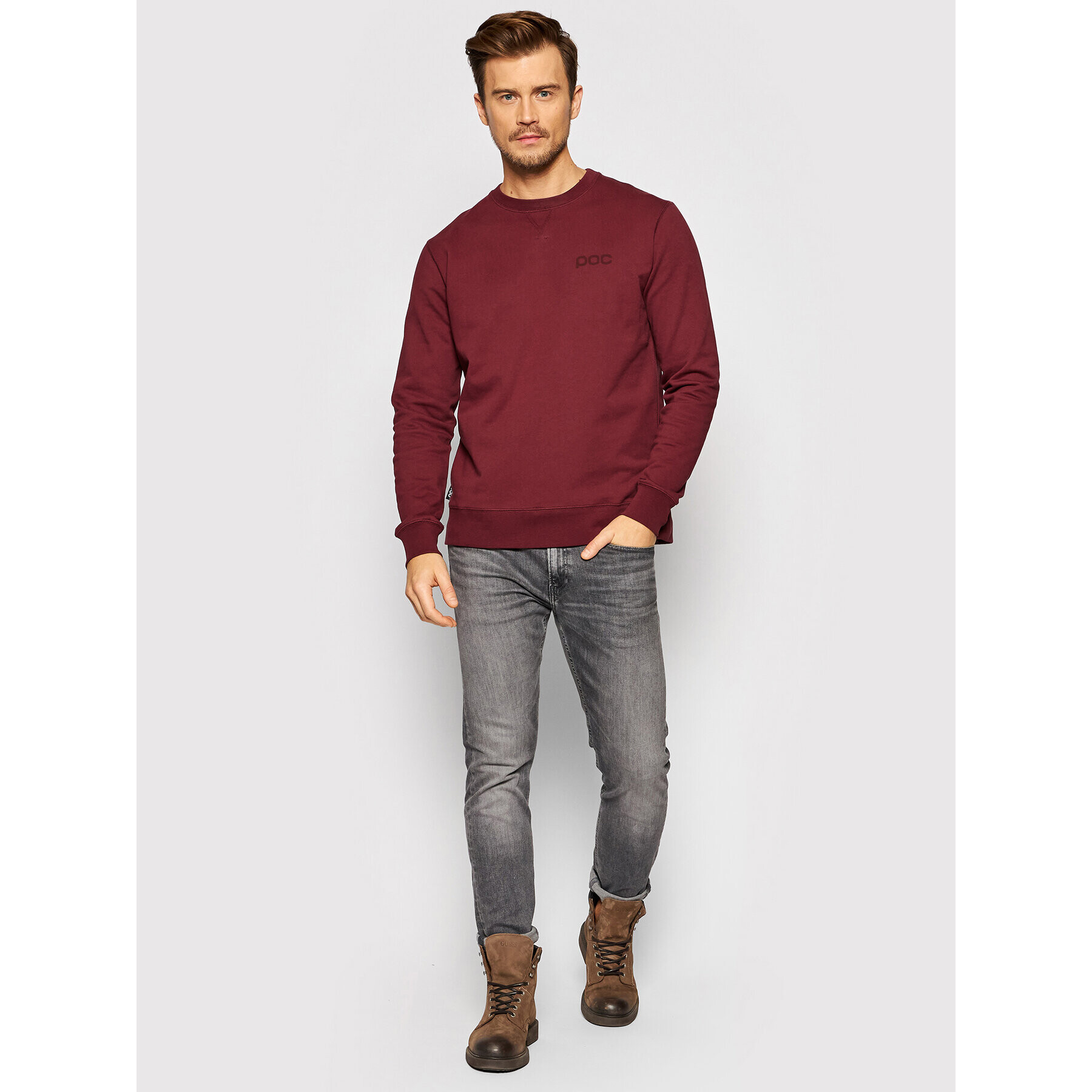 POC Суитшърт 61531 Бордо Regular Fit - Pepit.bg