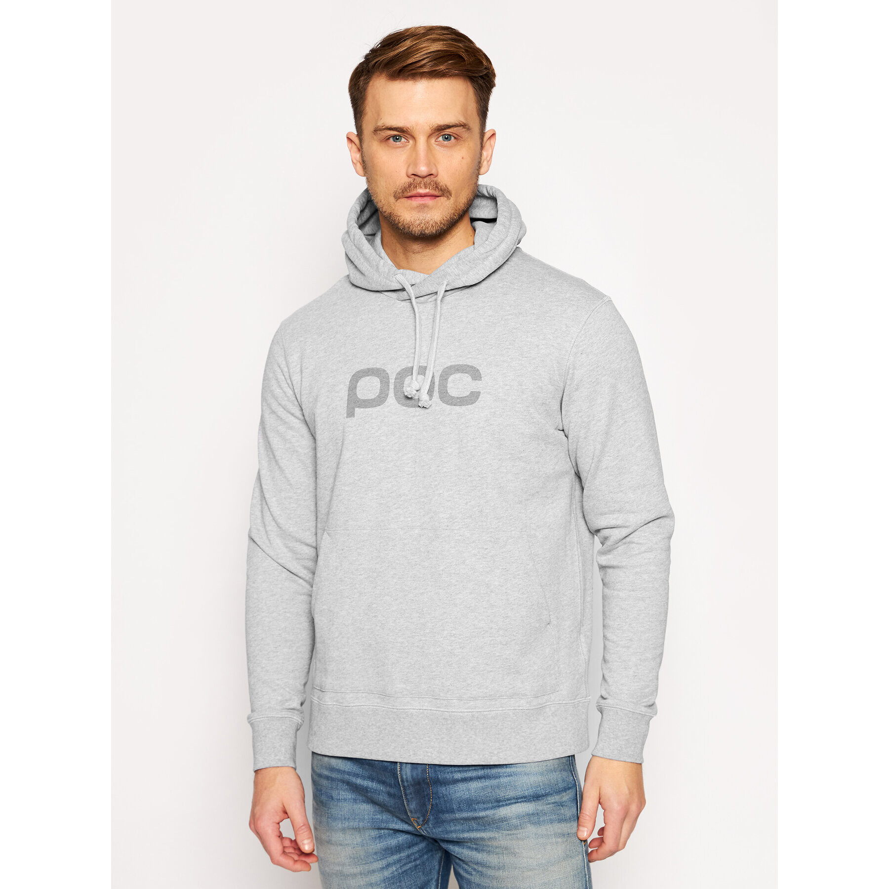 POC Суитшърт 62093 Сив Regular Fit - Pepit.bg