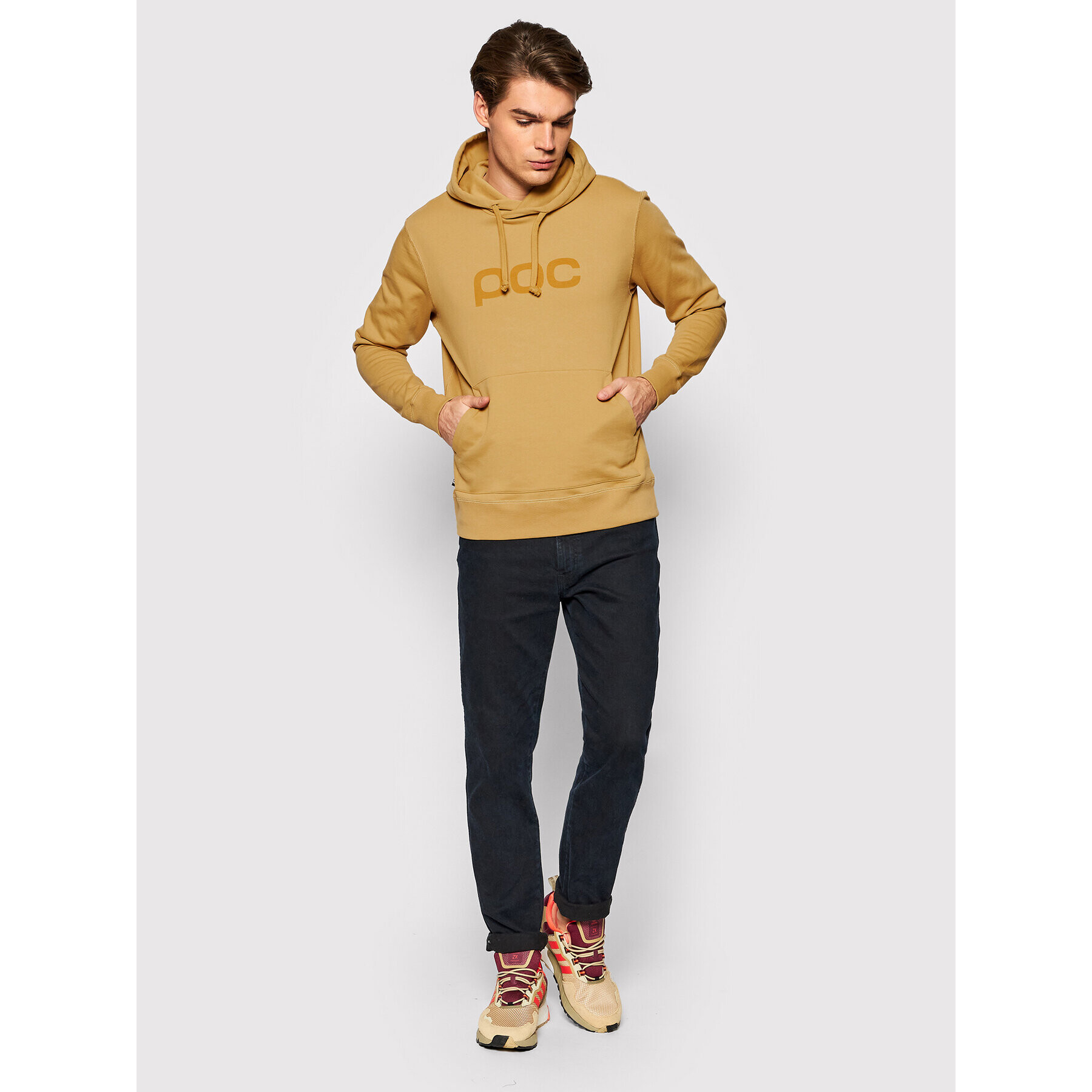 POC Суитшърт 62093 Жълт Regular Fit - Pepit.bg