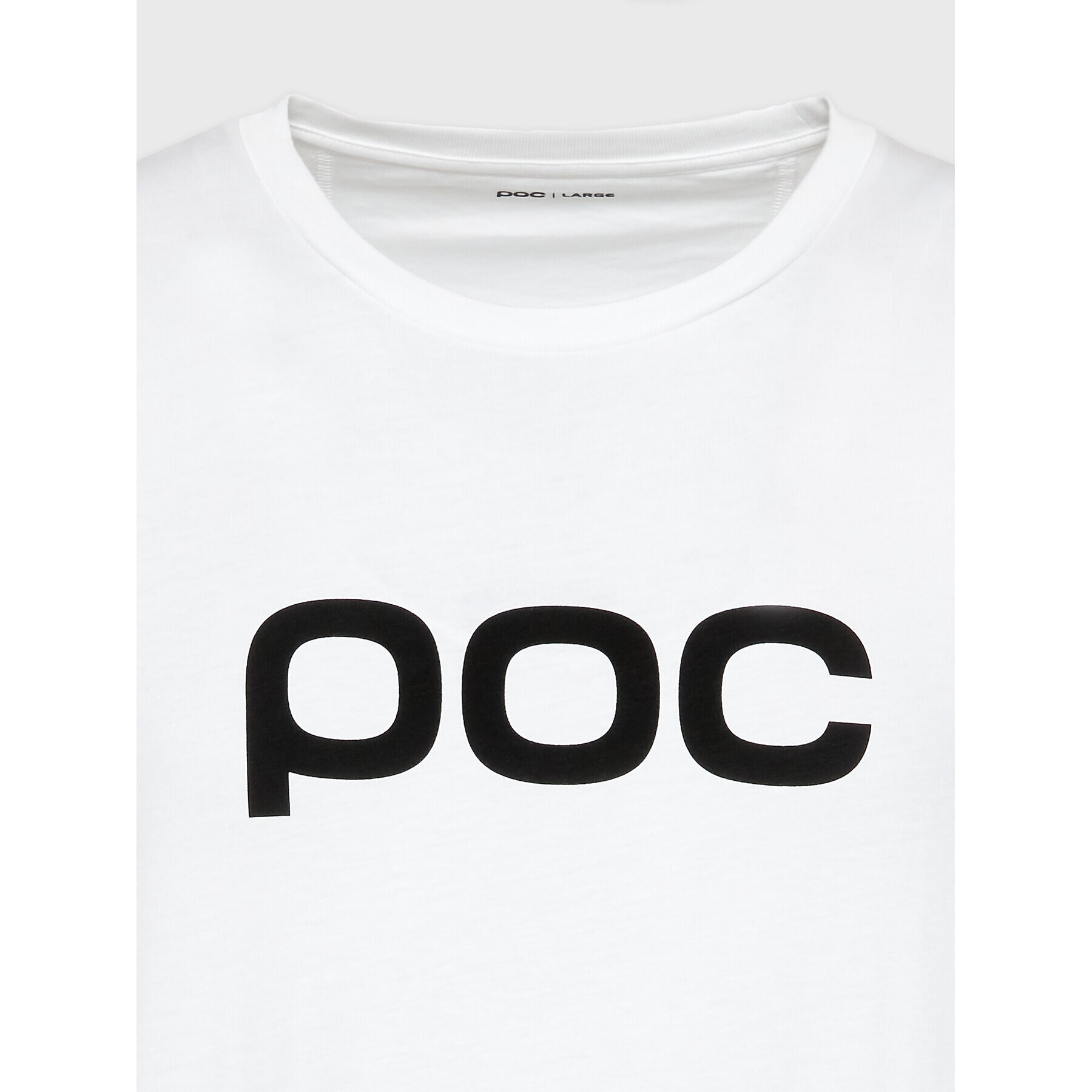 POC Тишърт 61602 Бял Regular Fit - Pepit.bg