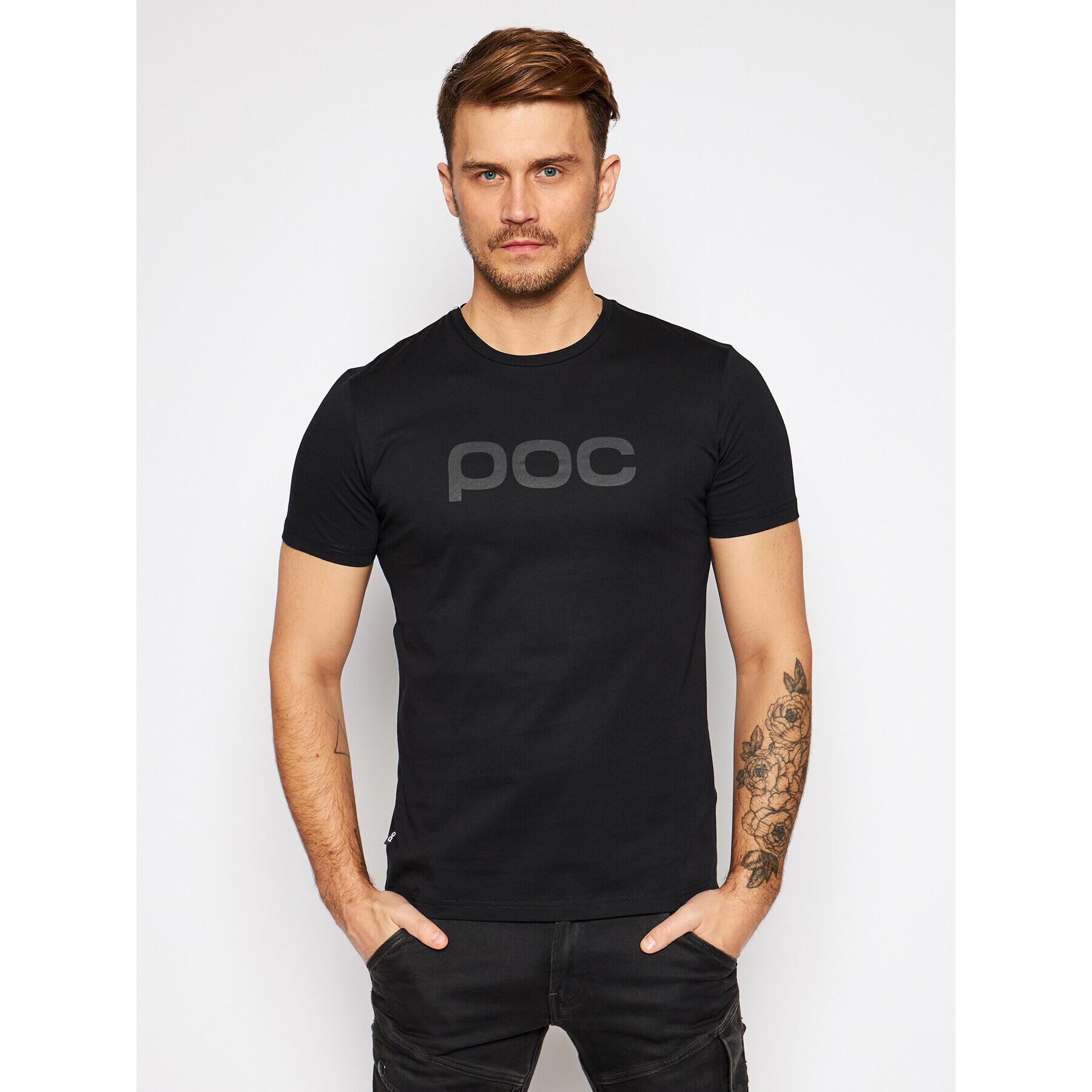 POC Тишърт 61602 Черен Regular Fit - Pepit.bg