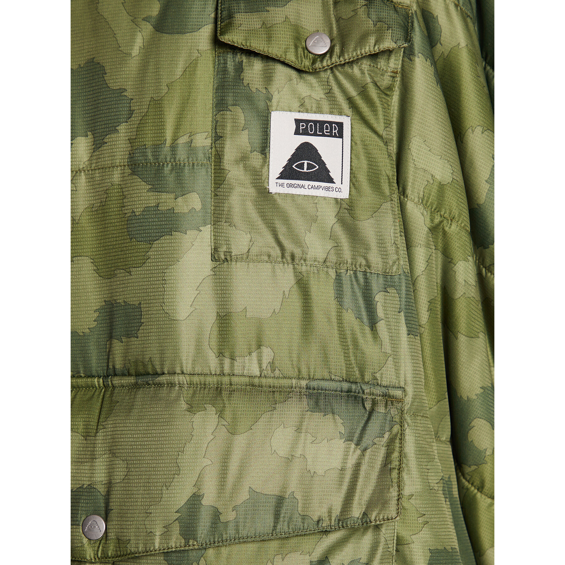Poler Пончо 221ACU5601 Зелен Relaxed Fit - Pepit.bg