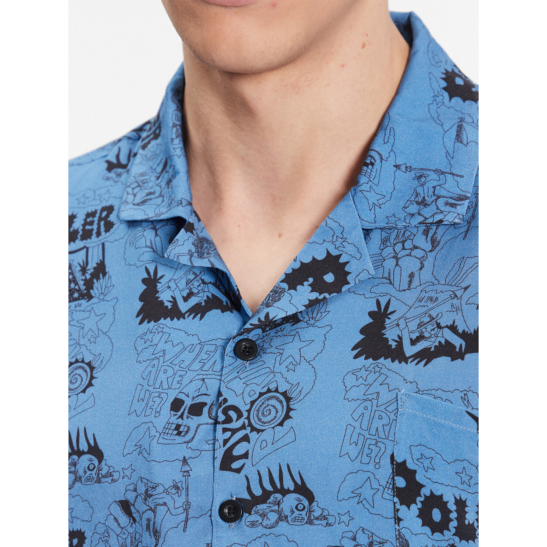 Poler Риза Aloha 231APM3002 Син Regular Fit - Pepit.bg
