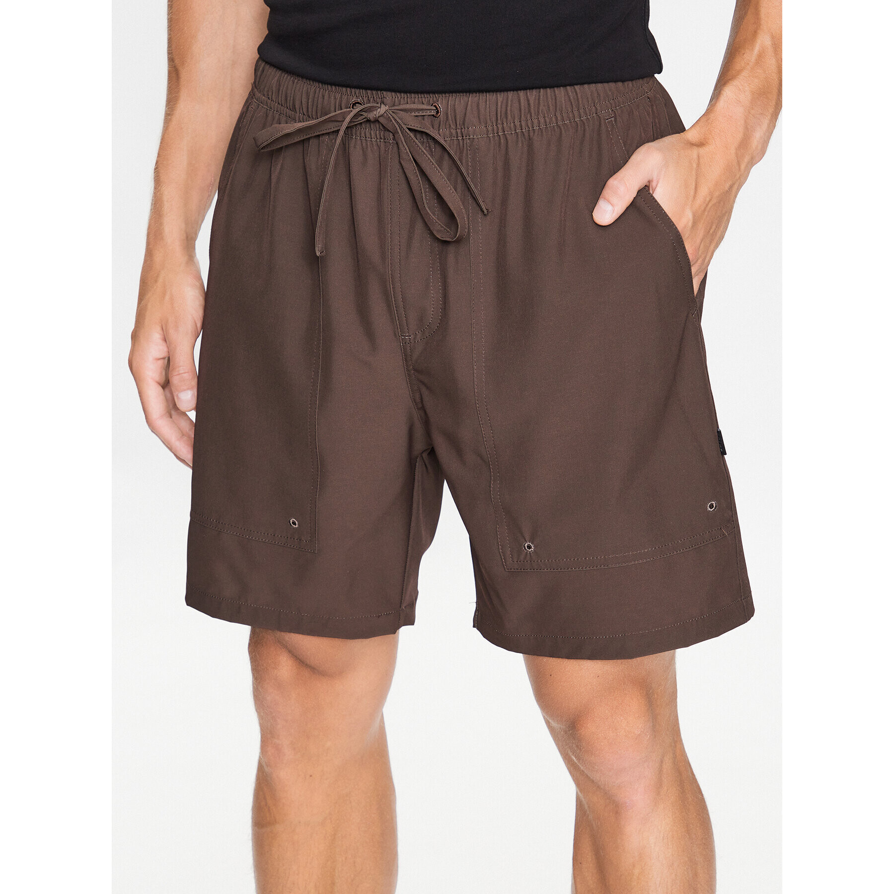 Poler Спортни шорти Adventure 231APM4004 Кафяв Regular Fit - Pepit.bg