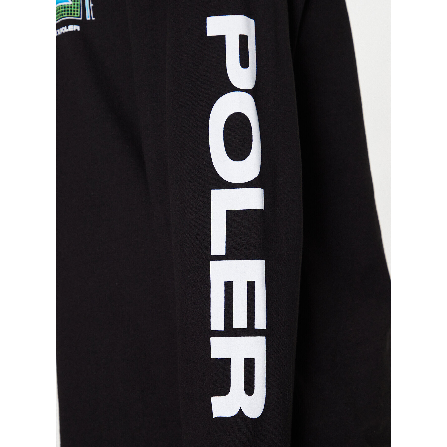 Poler Тениска с дълъг ръкав 231CLM2202 Черен Classic Fit - Pepit.bg