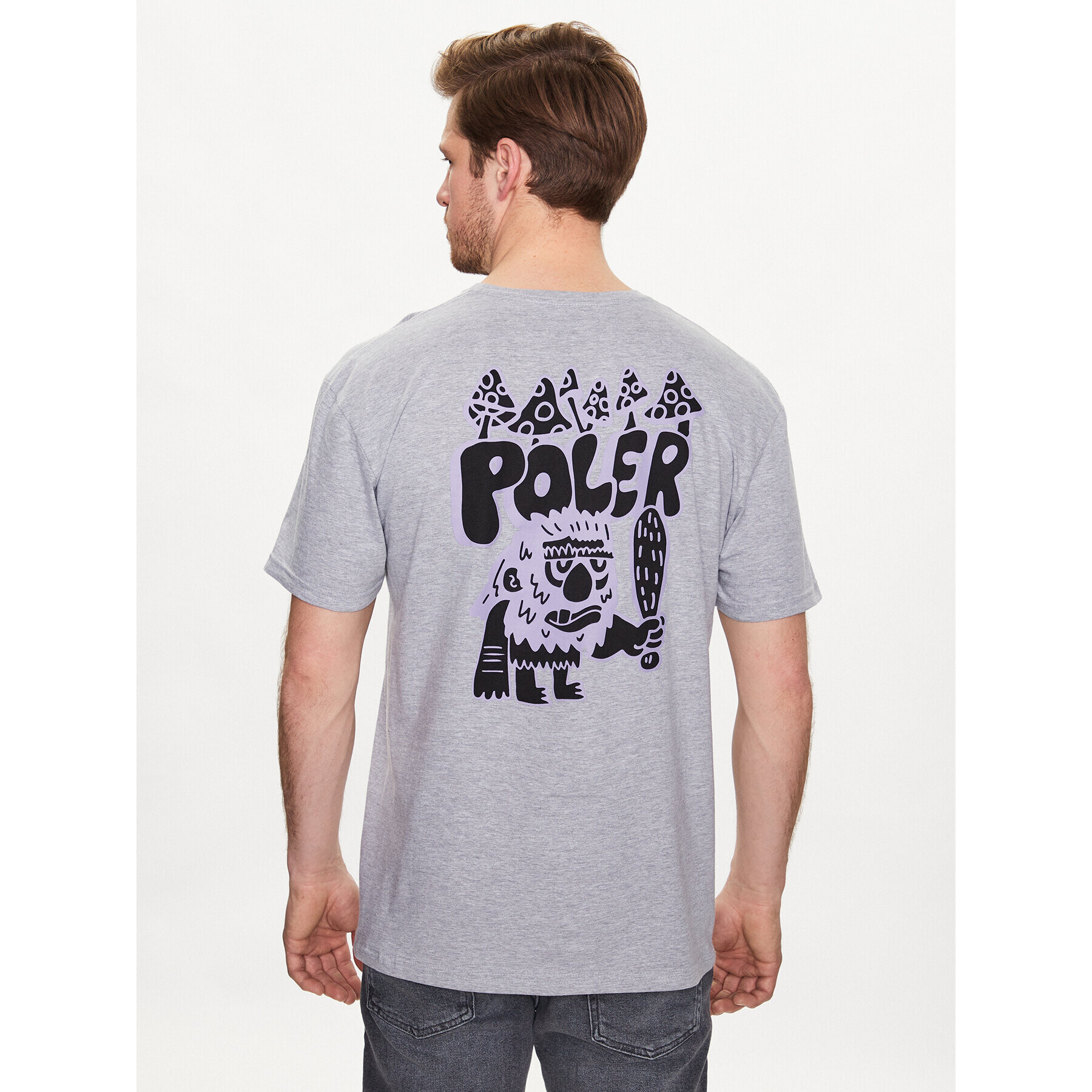 Poler Тишърт 231APM2006 Сив Regular Fit - Pepit.bg