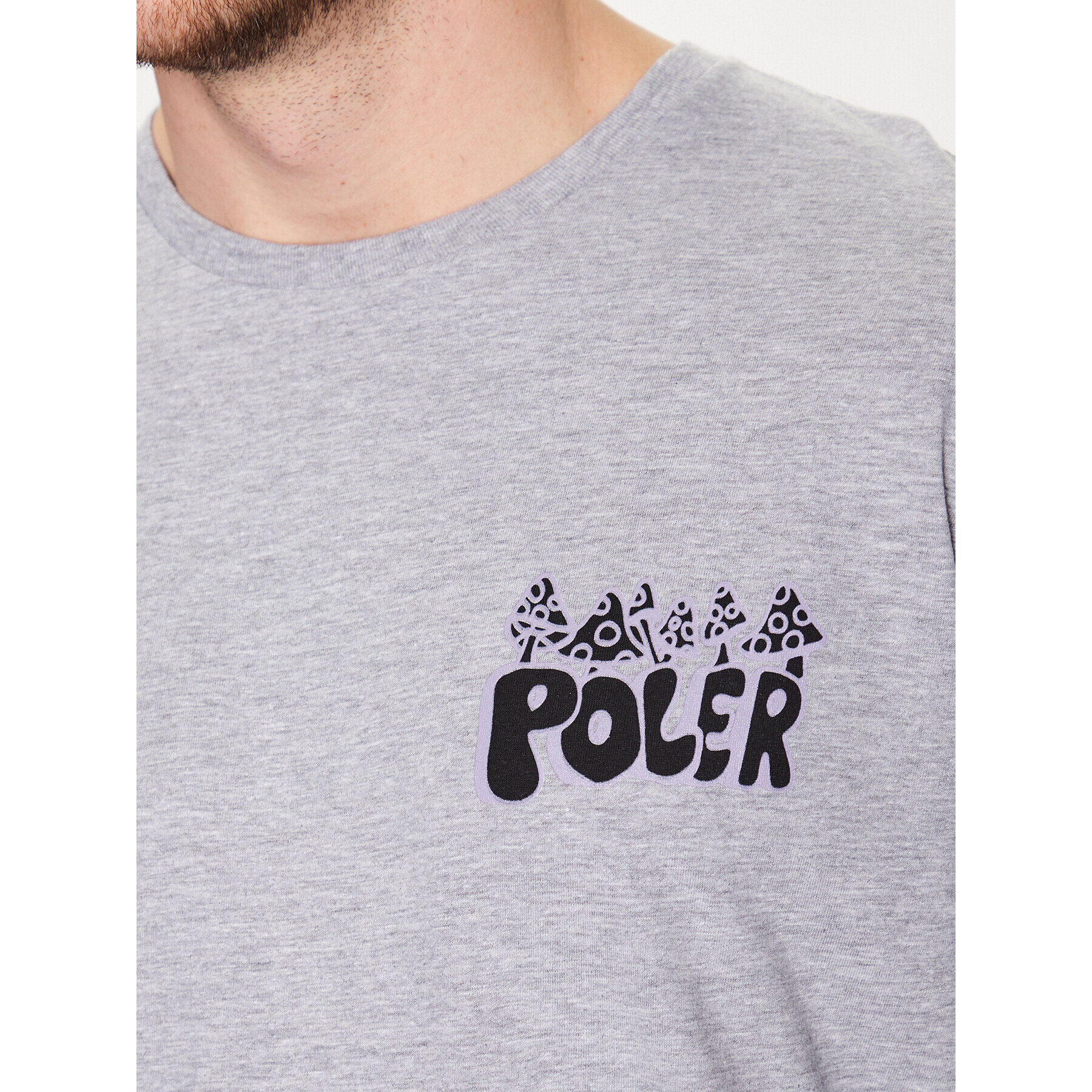 Poler Тишърт 231APM2006 Сив Regular Fit - Pepit.bg
