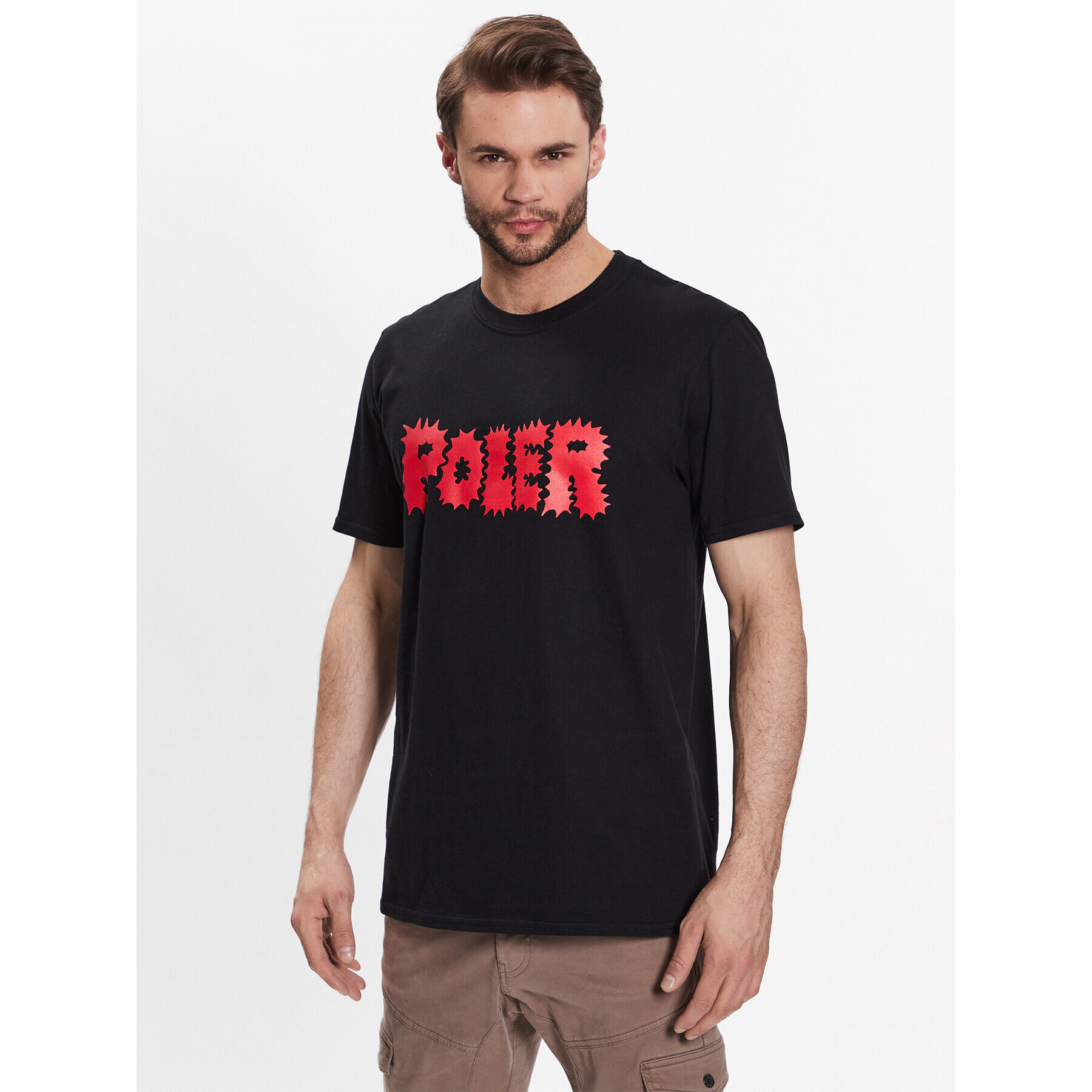 Poler Тишърт 231APM2008 Черен Regular Fit - Pepit.bg