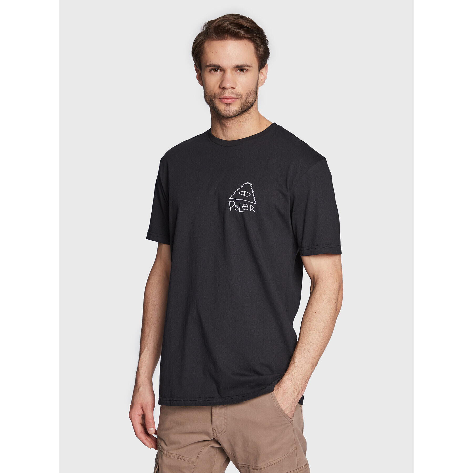 Poler Тишърт Scribble 223APM2002 Черен Classic Fit - Pepit.bg