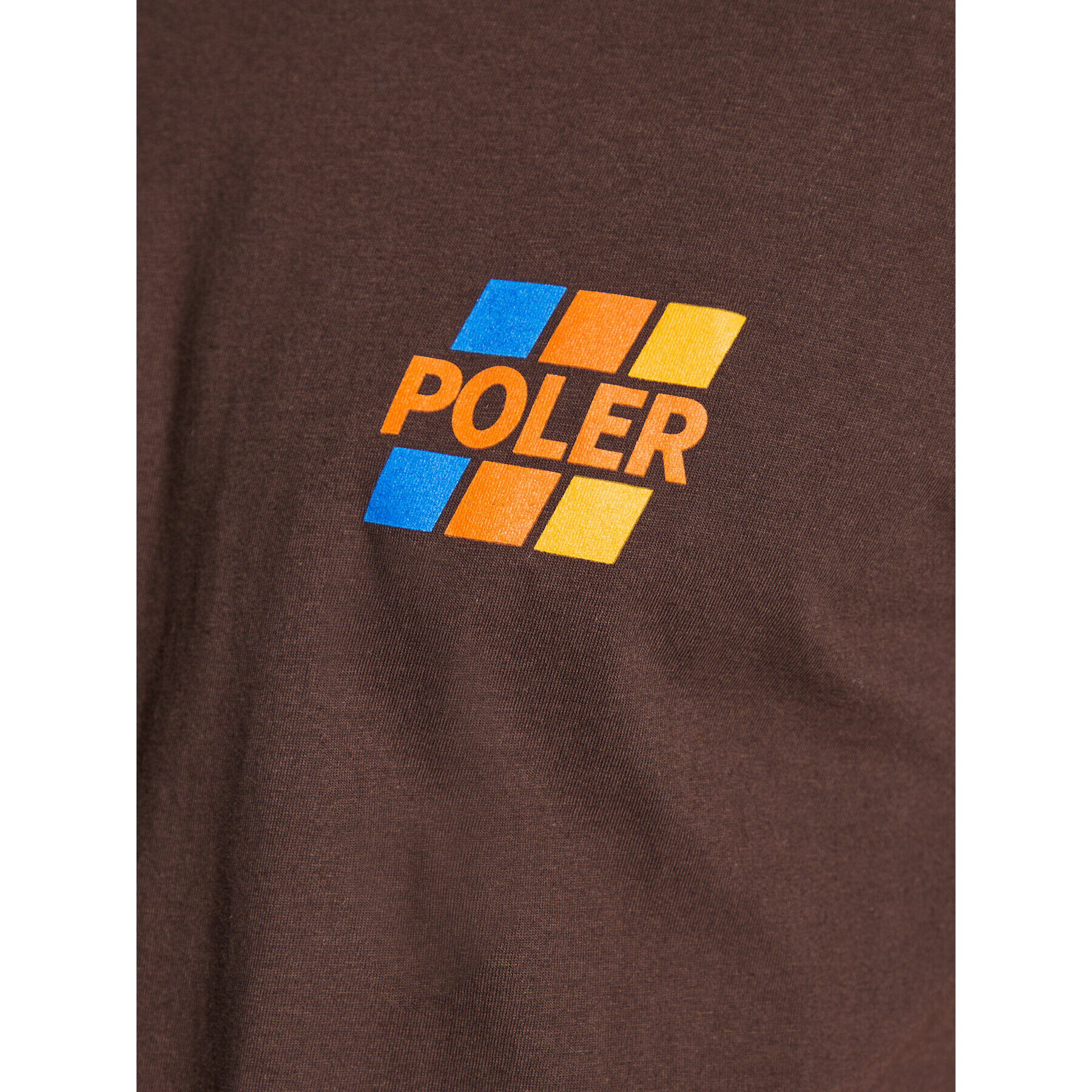 Poler Тишърт Trd 223APM2001 Кафяв Classic Fit - Pepit.bg