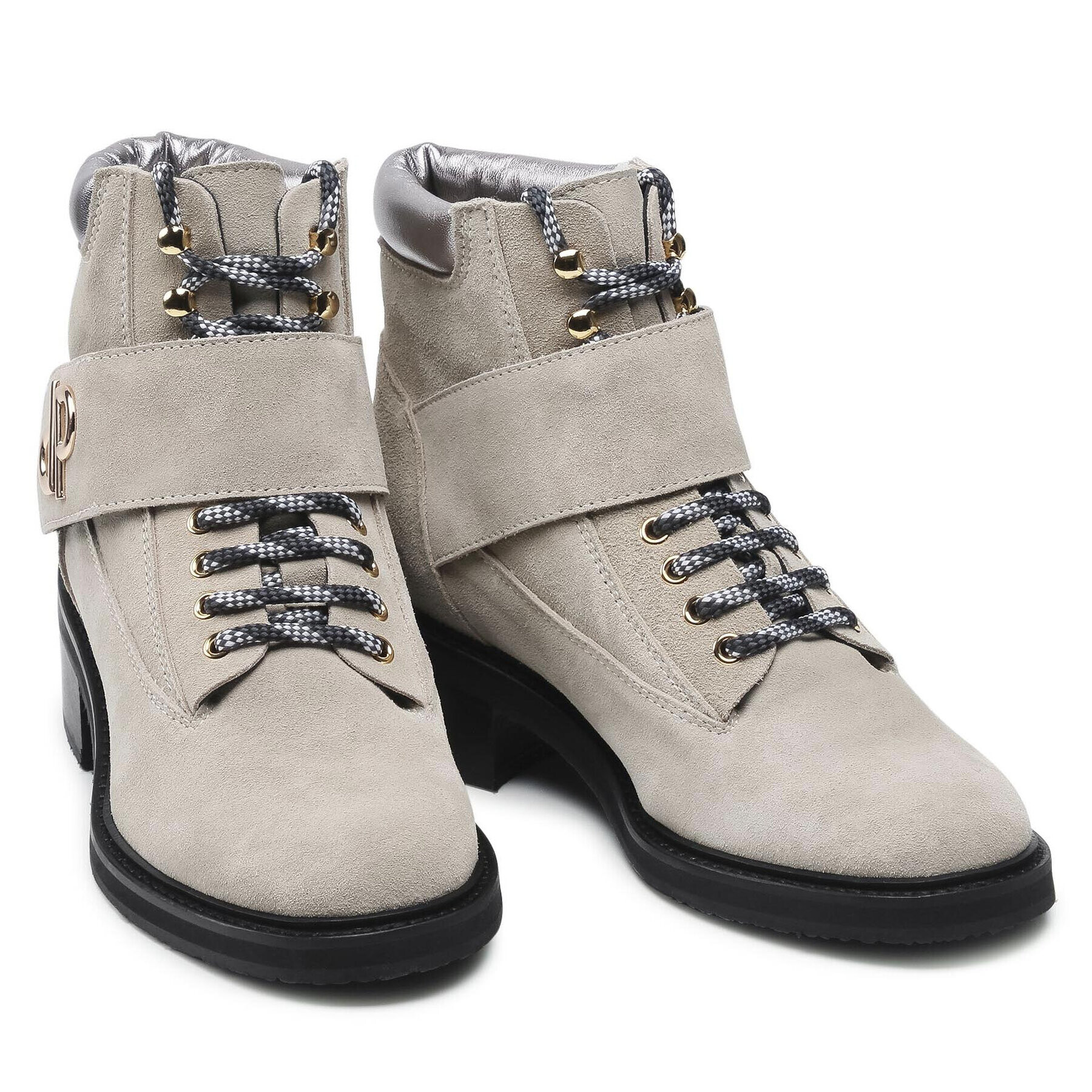 Pollini Боти SA21085H1DTE0110 Сив - Pepit.bg
