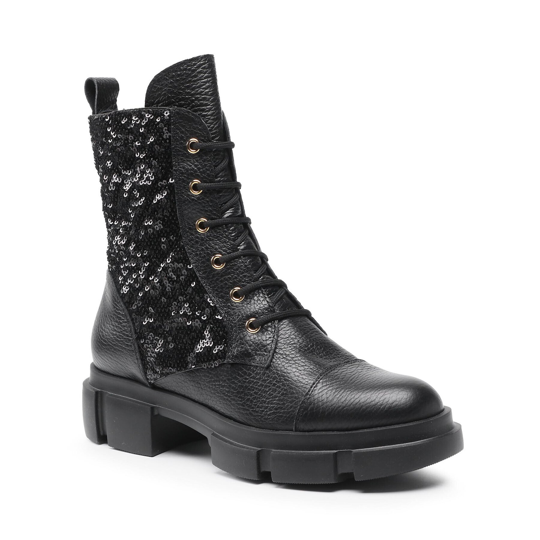 Pollini Боти SA24164G1DTMA000 Черен - Pepit.bg