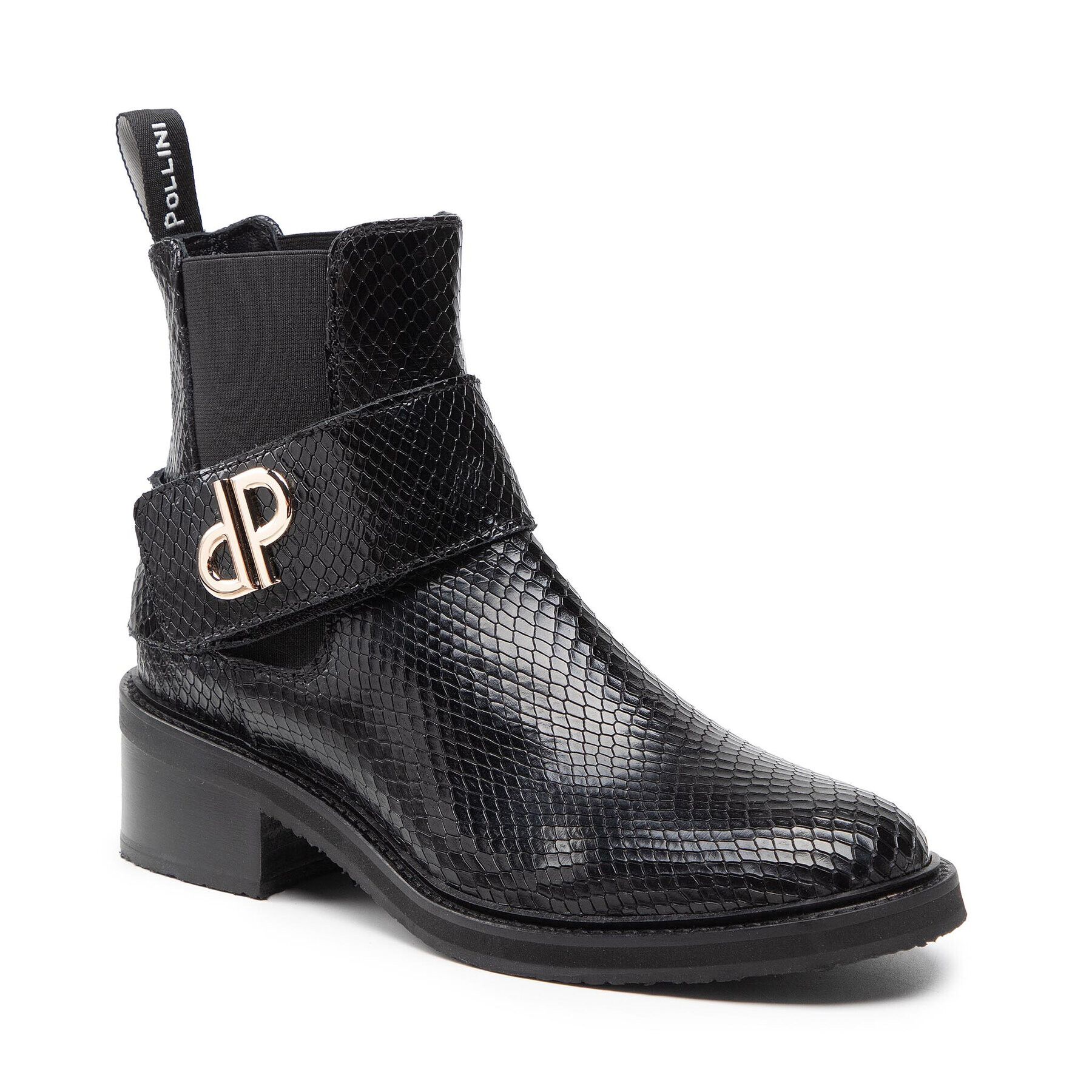 Pollini Боти тип челси SA21075G1DTI0000 Черен - Pepit.bg