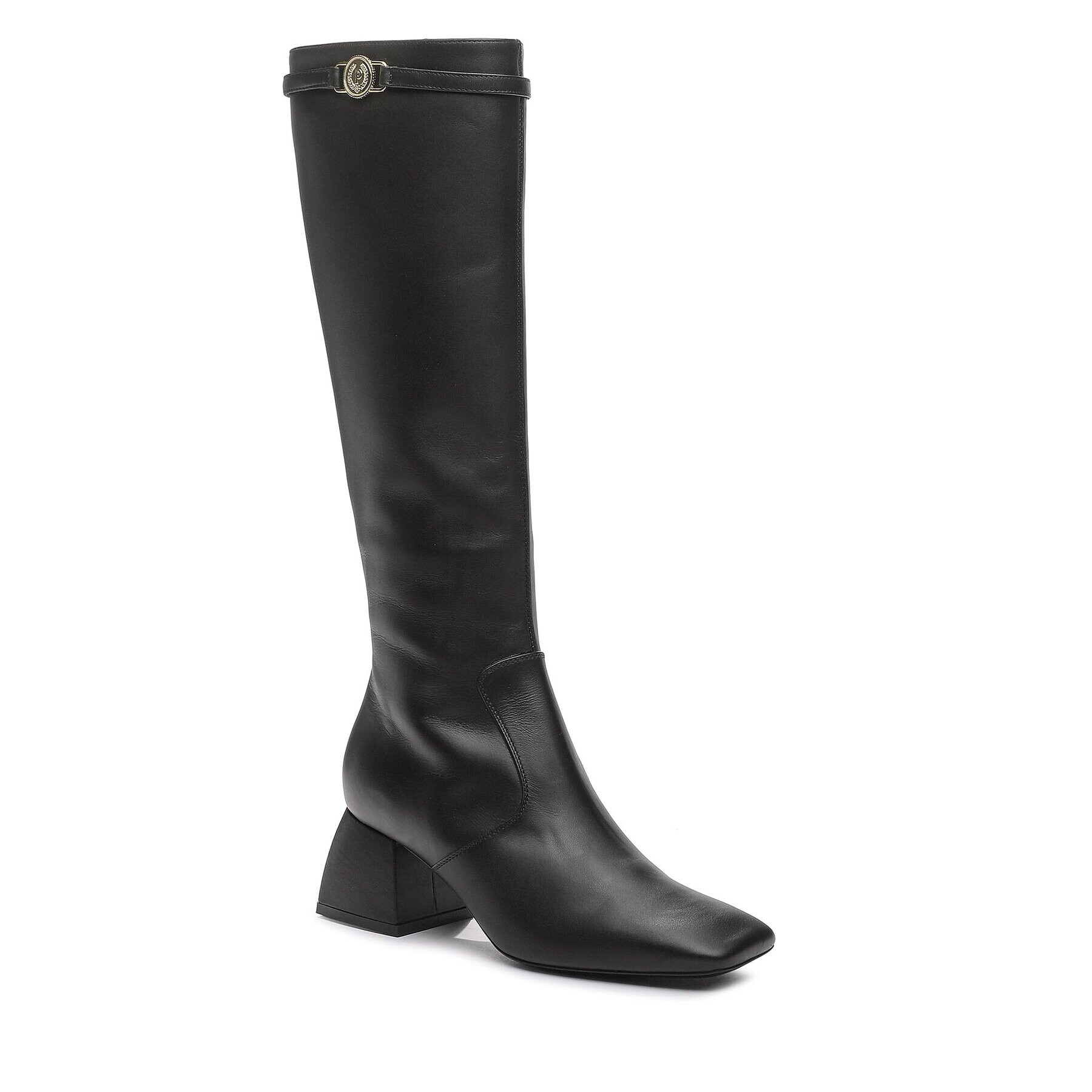 Pollini Ботуши SA26066C1HTC0000 Черен - Pepit.bg