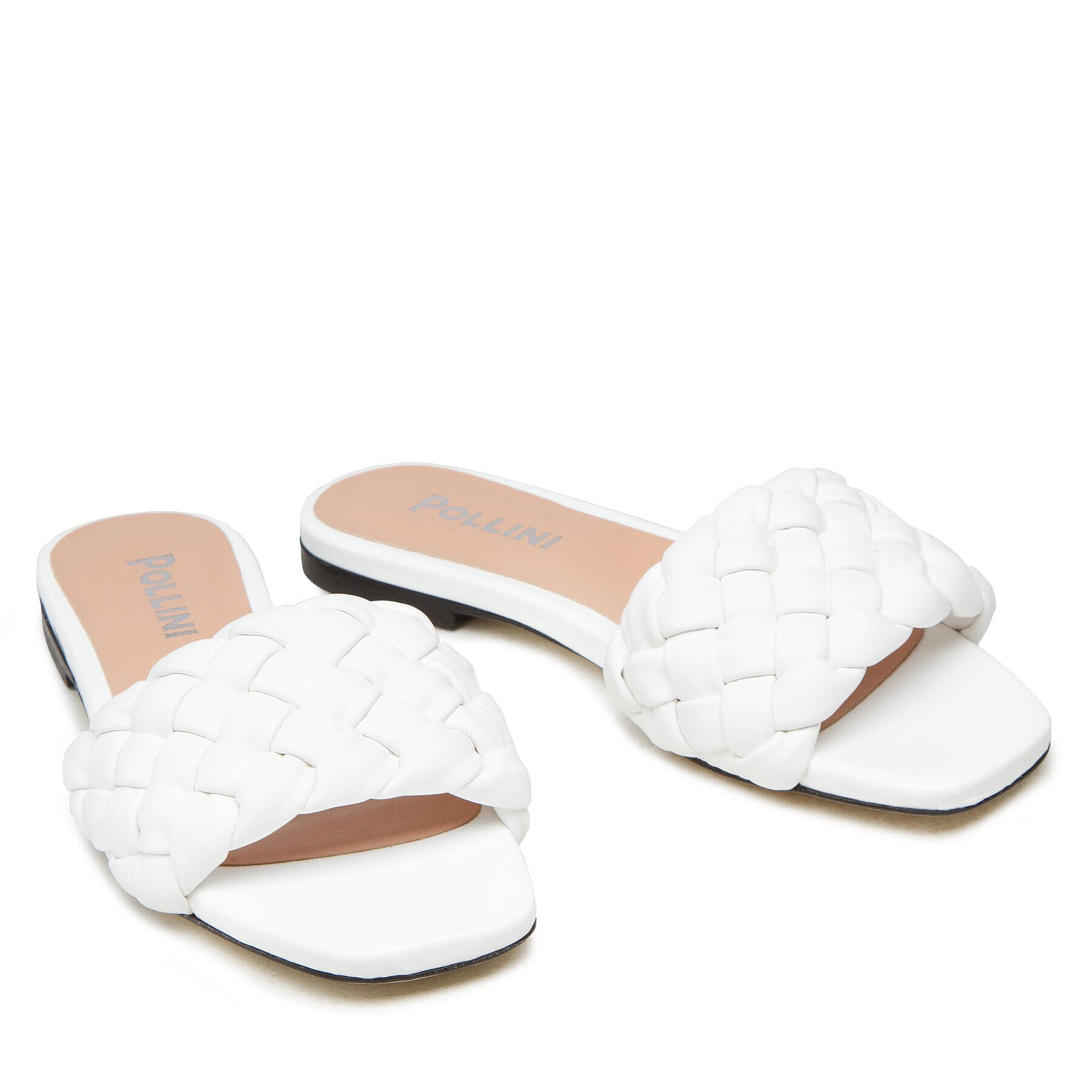 Pollini Чехли SA28111C1ETP110A Бял - Pepit.bg