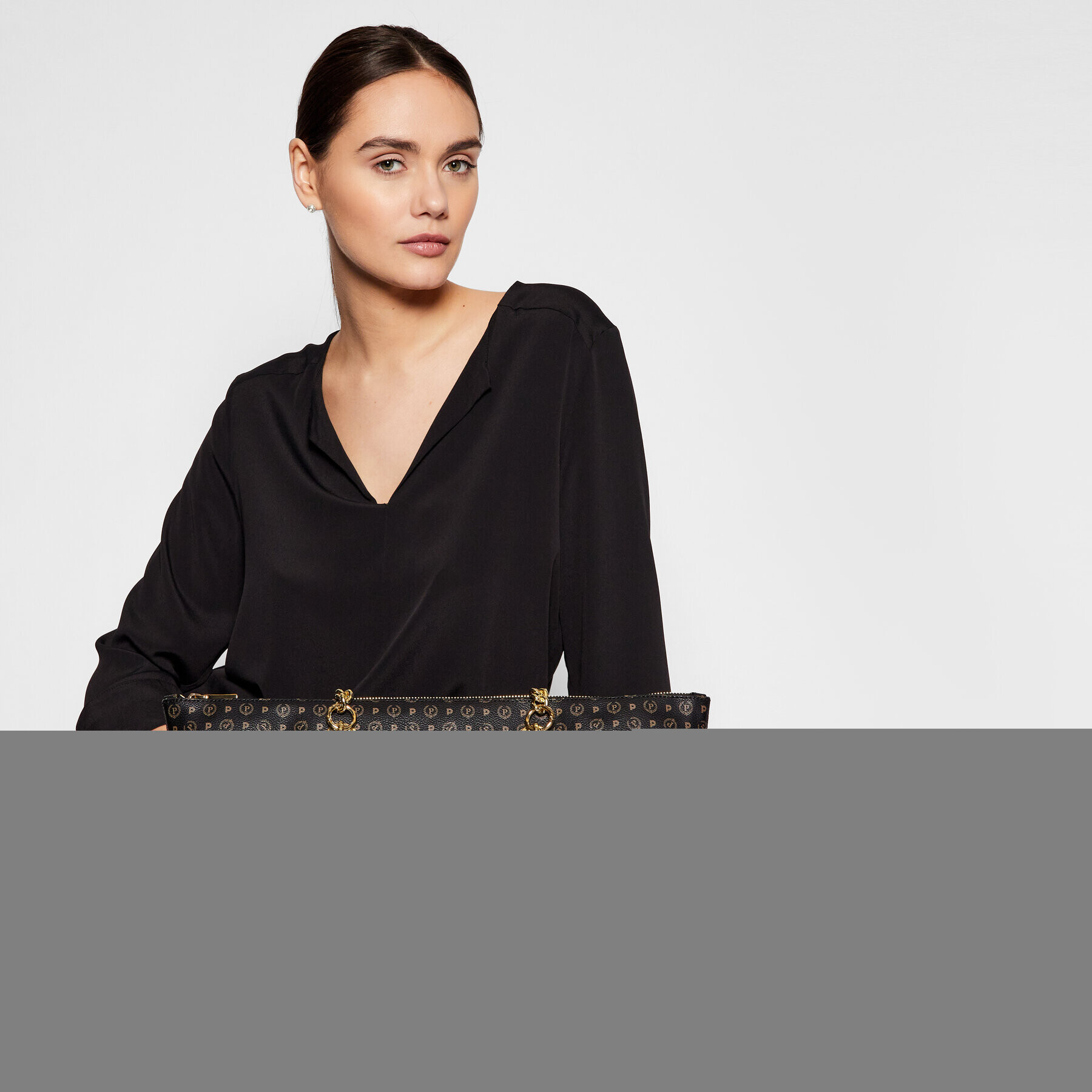 Pollini Дамска чанта TE8410PP02Q1100A Черен - Pepit.bg