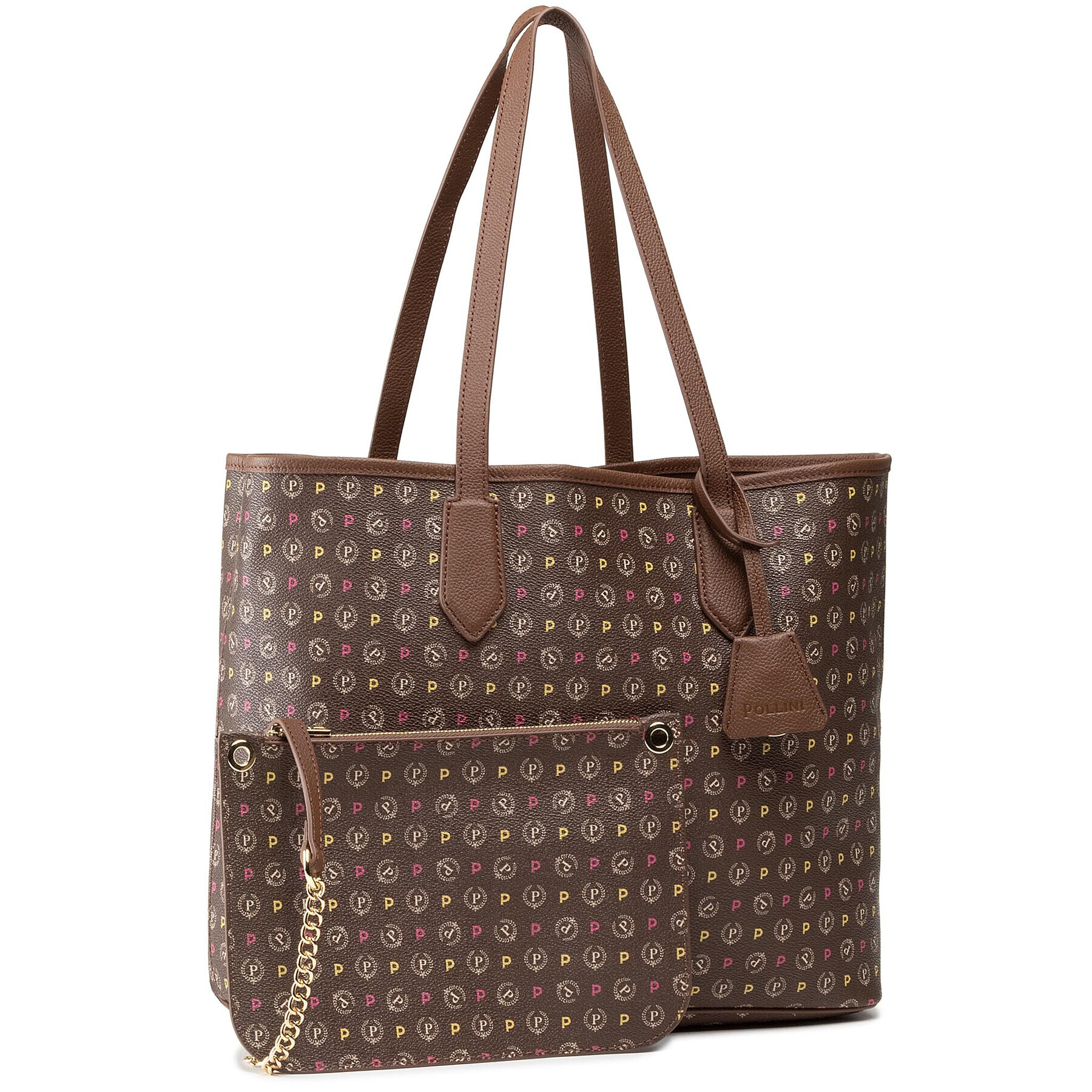 Pollini Дамска чанта TE8427PP06Q1131D Кафяв - Pepit.bg