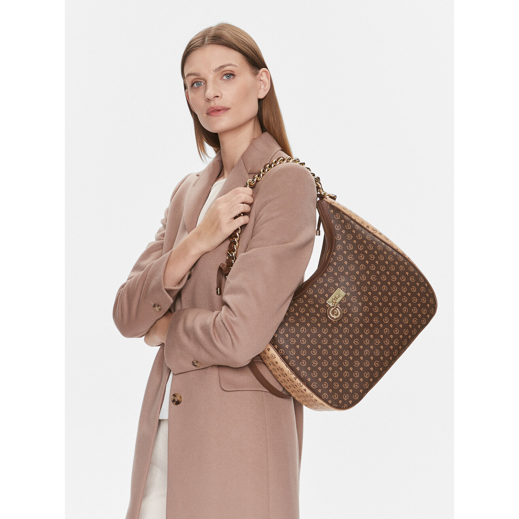 Pollini Дамска чанта TE8519PP0HQ5330A Кафяв - Pepit.bg