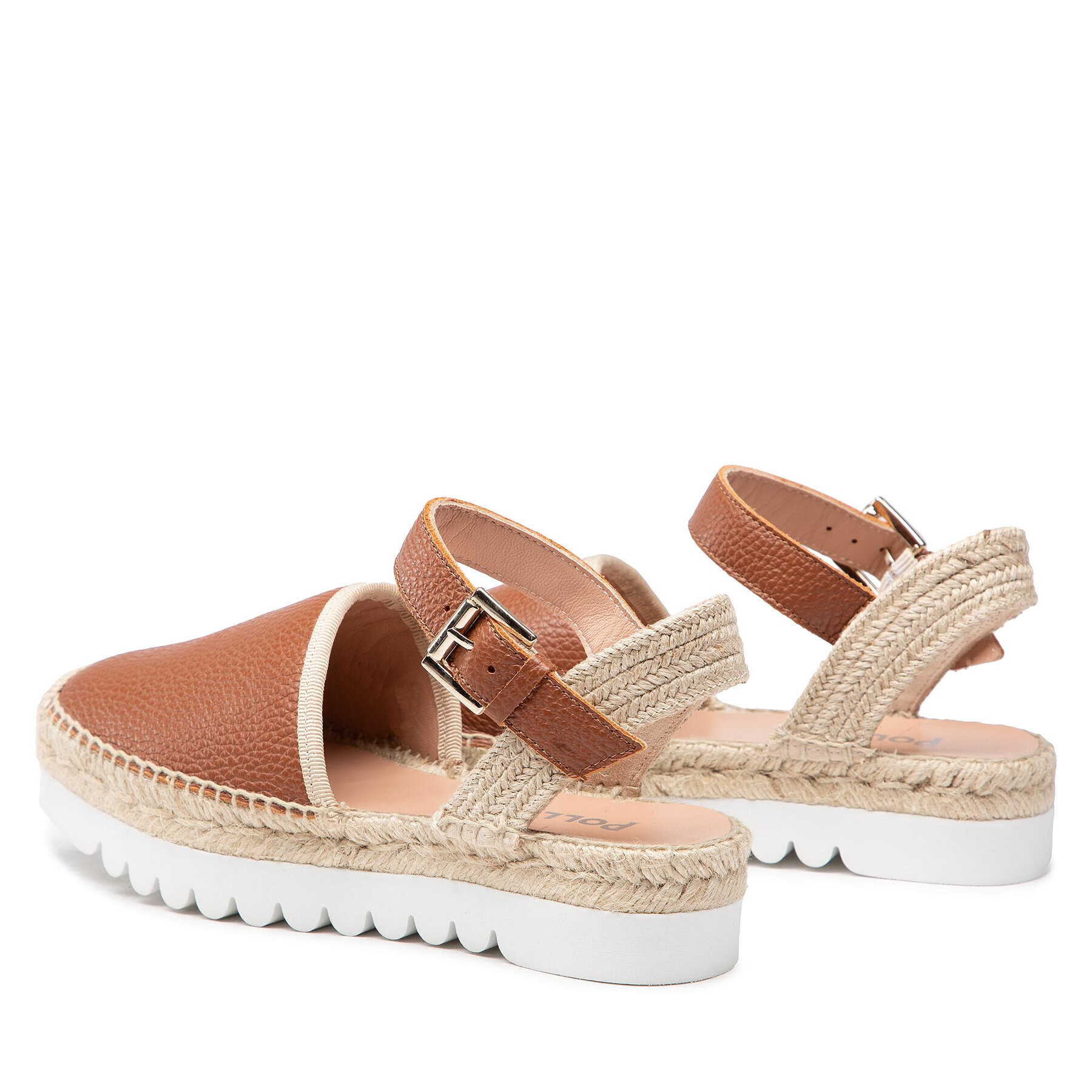 Pollini Еспадрили SA10284G0ETE0200 Кафяв - Pepit.bg
