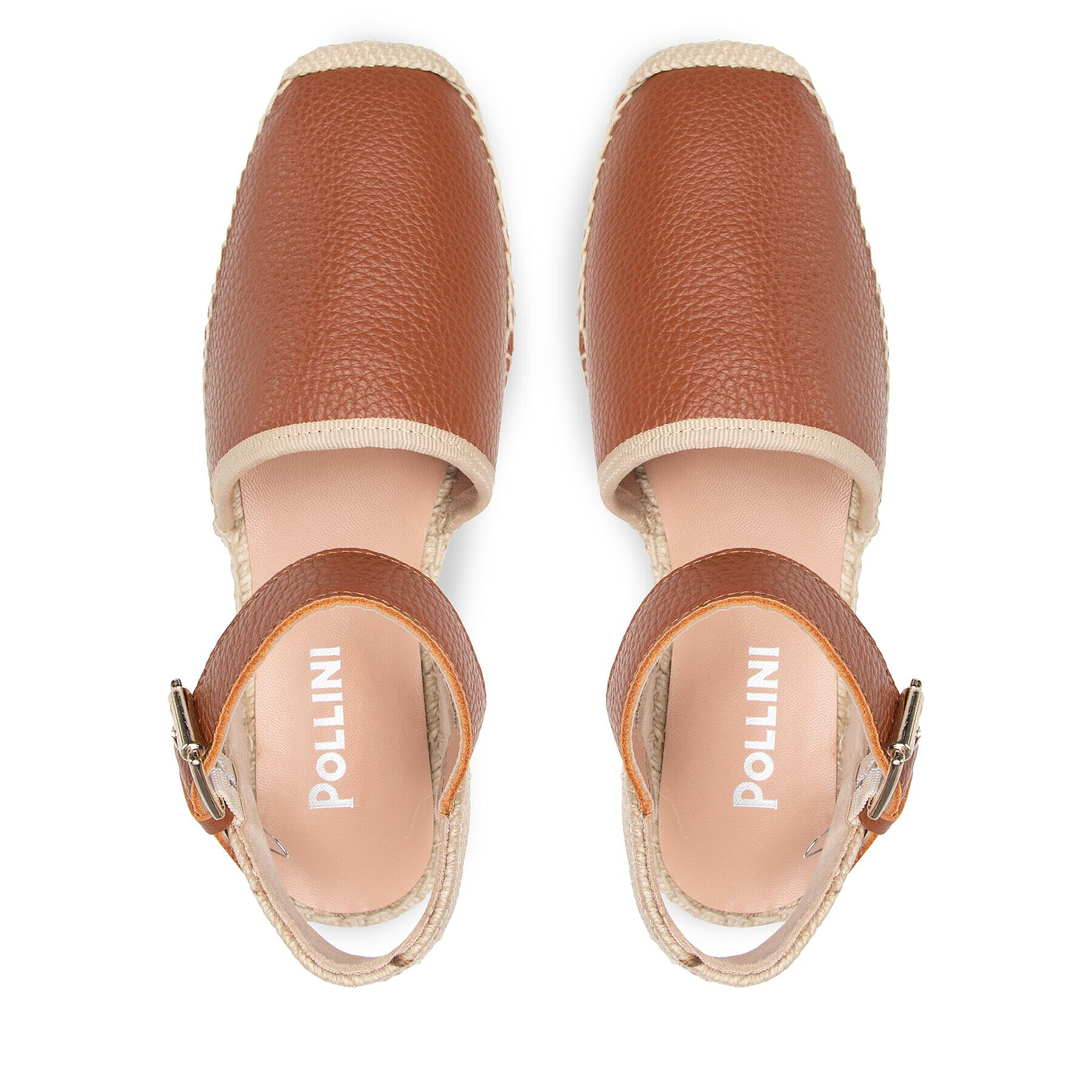 Pollini Еспадрили SA10284G0ETE0200 Кафяв - Pepit.bg