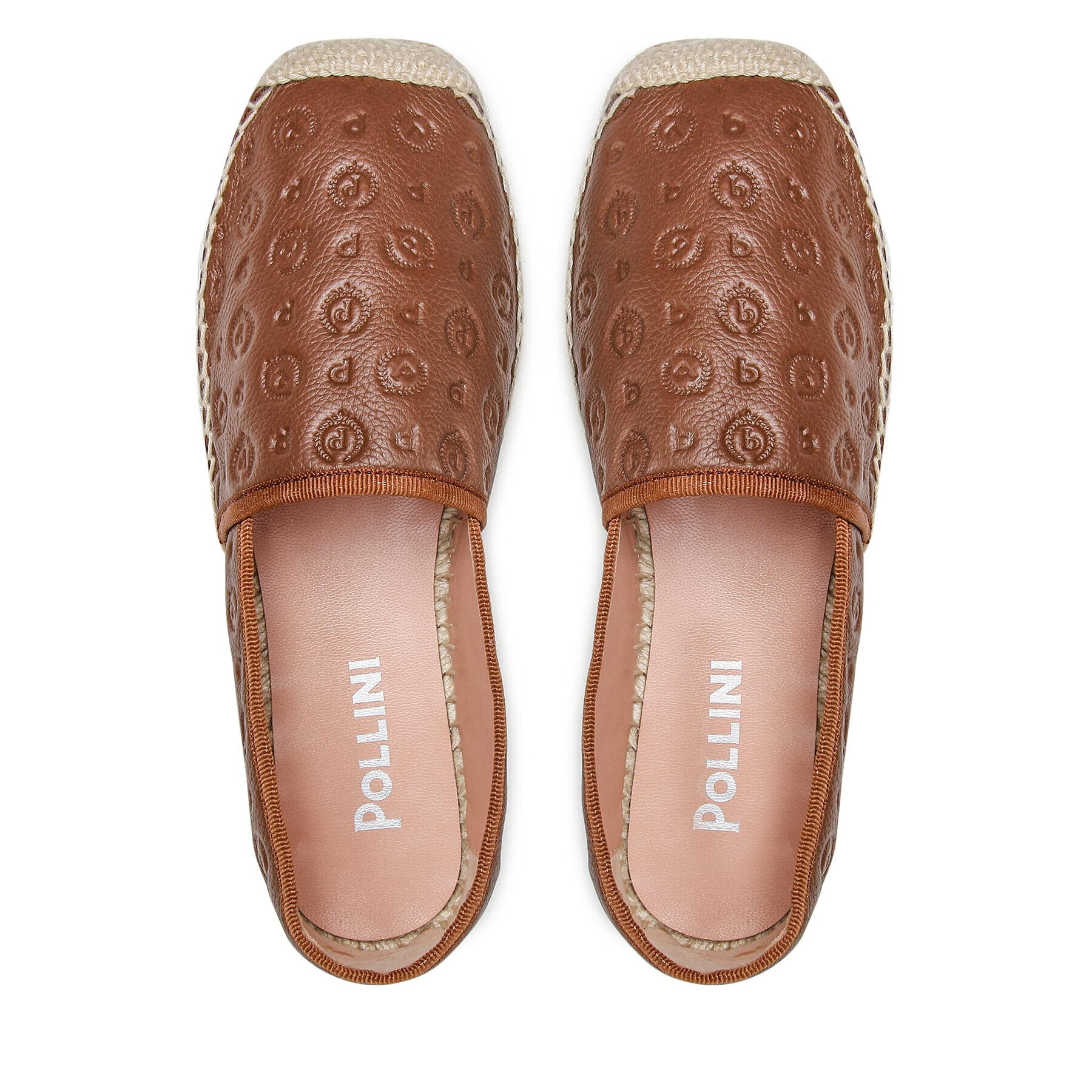 Pollini Еспадрили TA10124G0EQ2V300 Кафяв - Pepit.bg