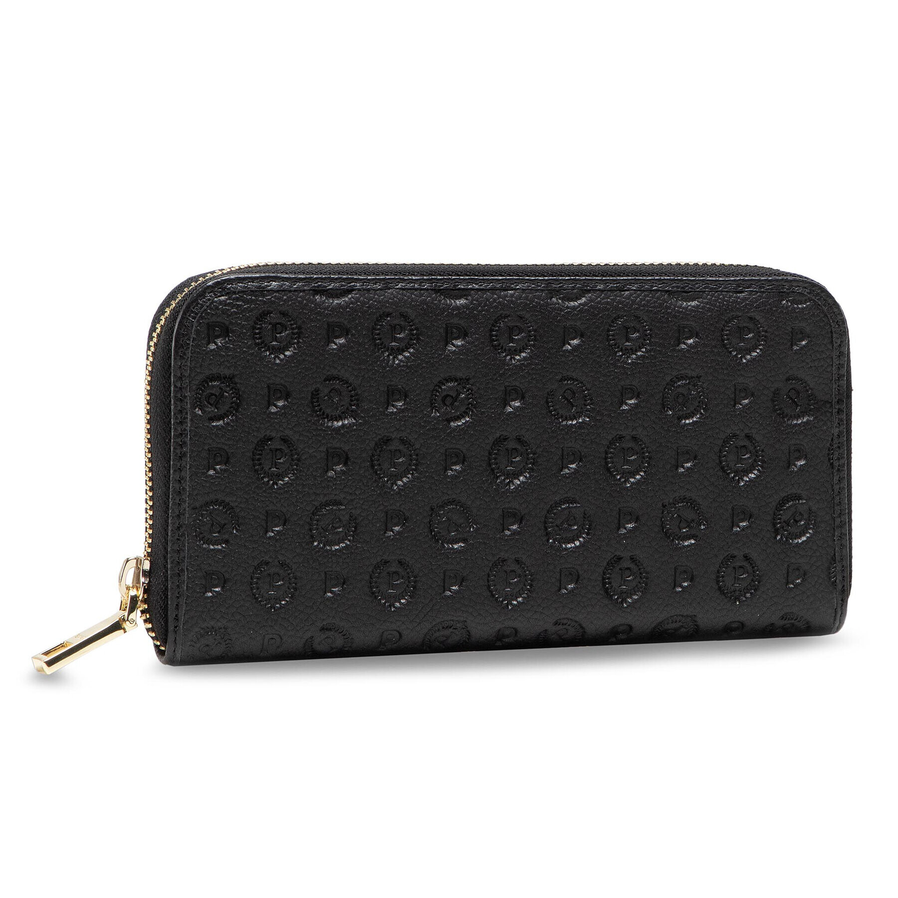 Pollini Голям дамски портфейл TE9001PP02Q2500A Черен - Pepit.bg