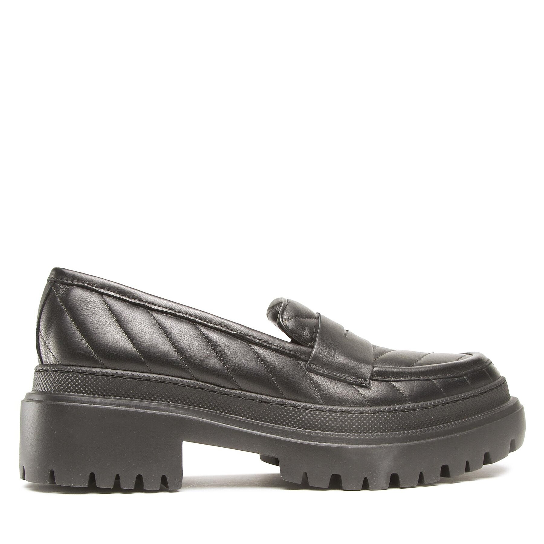 Pollini лоуфъри с дебела подметка SA10064G1FTP0000 Черен - Pepit.bg