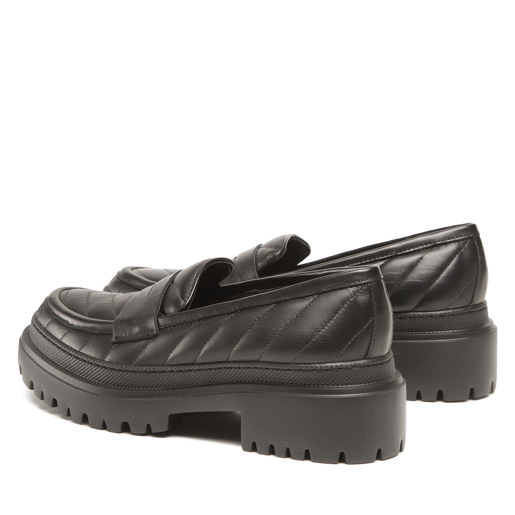 Pollini лоуфъри с дебела подметка SA10064G1FTP0000 Черен - Pepit.bg
