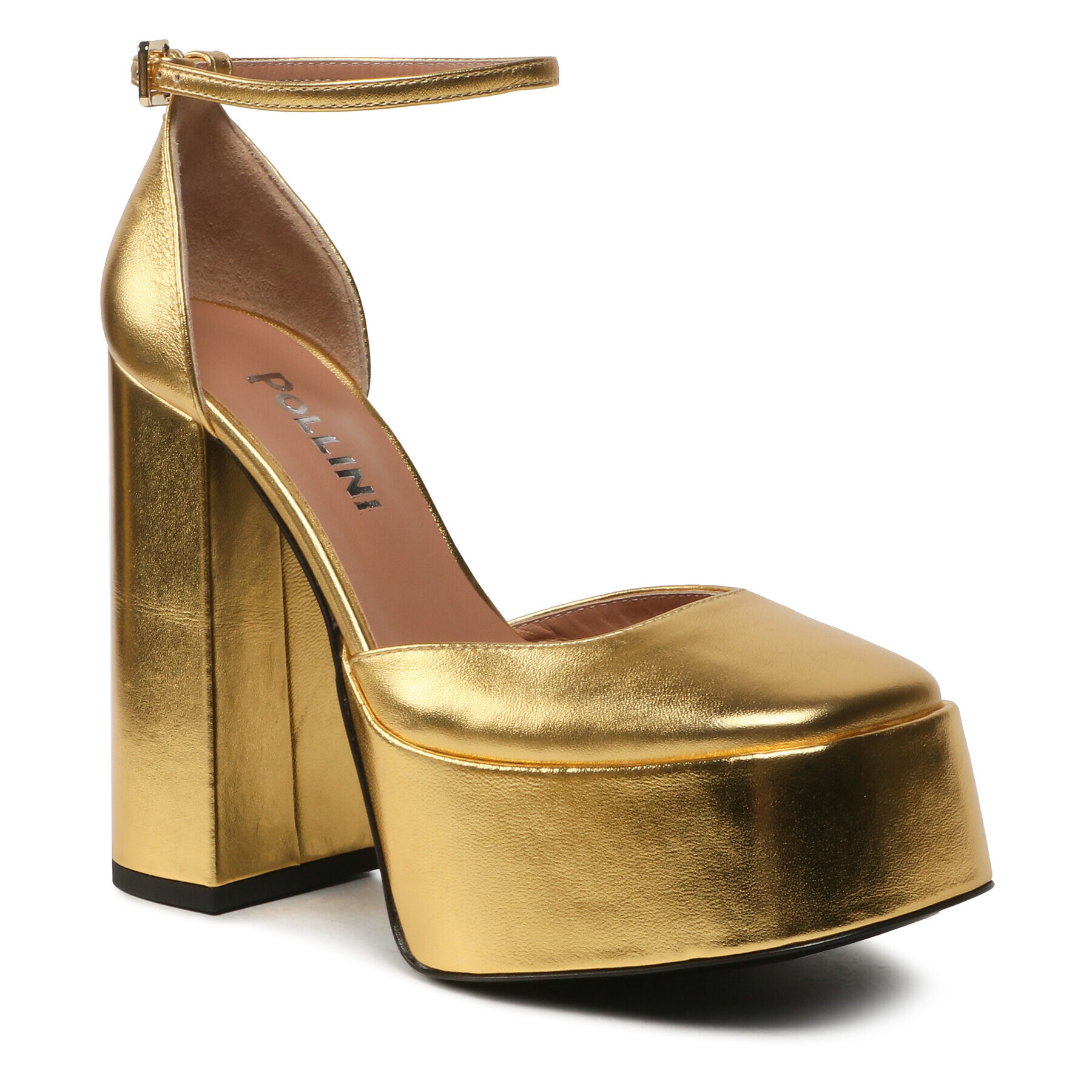 Pollini Обувки SA1010EC1HTK0901 Златист - Pepit.bg
