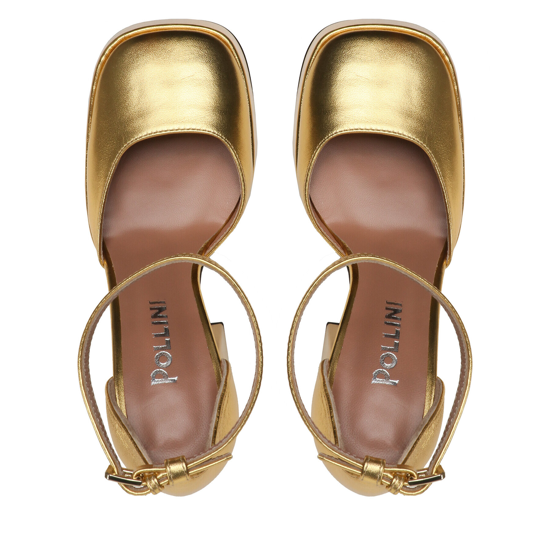 Pollini Обувки SA1010EC1HTK0901 Златист - Pepit.bg