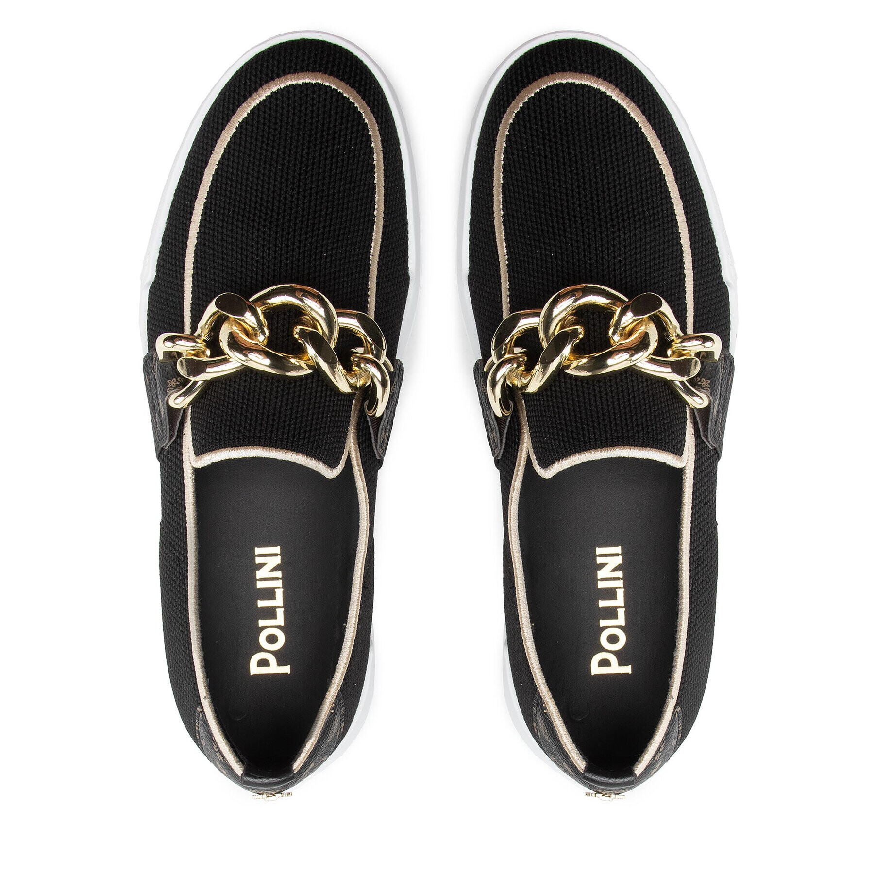 Pollini Обувки TA15194G0EQ10000 Черен - Pepit.bg