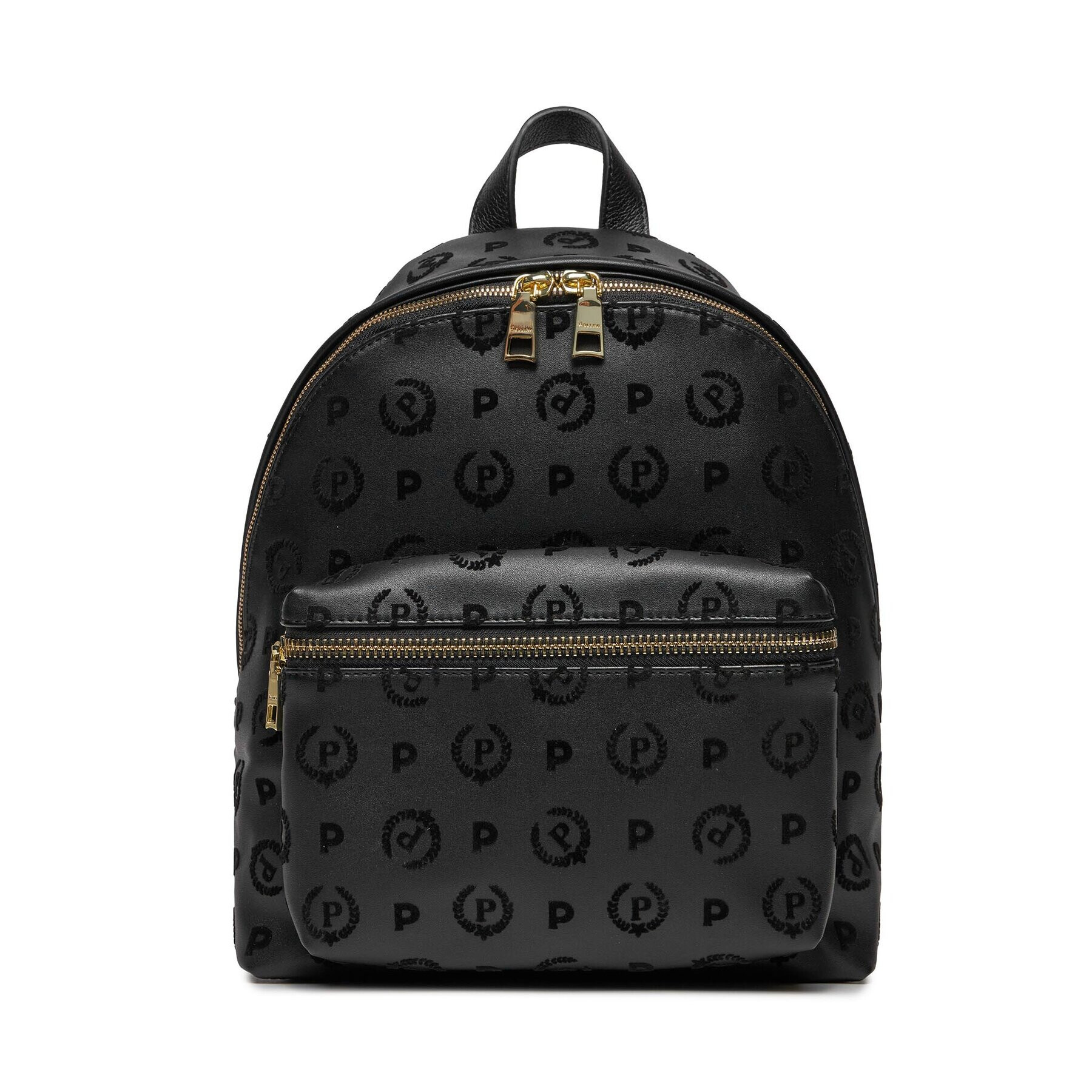 Pollini Раница Heritage Flock TE8412PP03Q2900A Черен - Pepit.bg