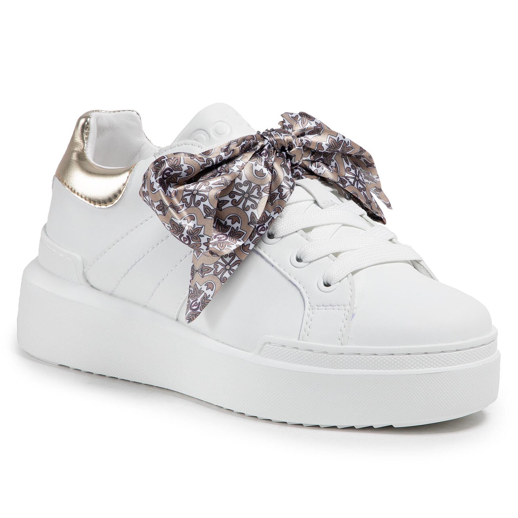 Pollini Сникърси SA15034G1CXC110C Бял - Pepit.bg